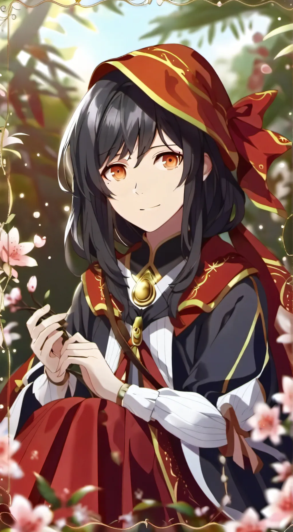 ai character: Kny demon slayer background