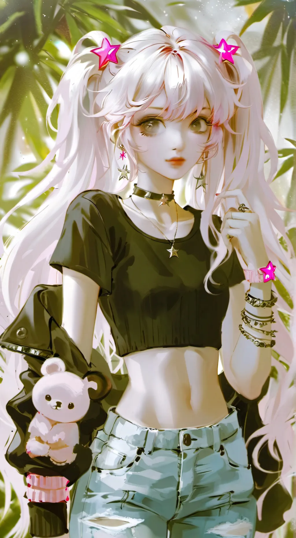 ai character: Neon  background