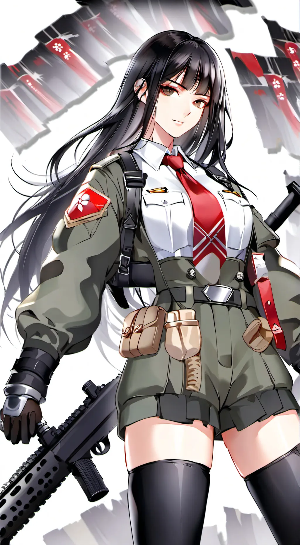 ai character: Japanese soldier background