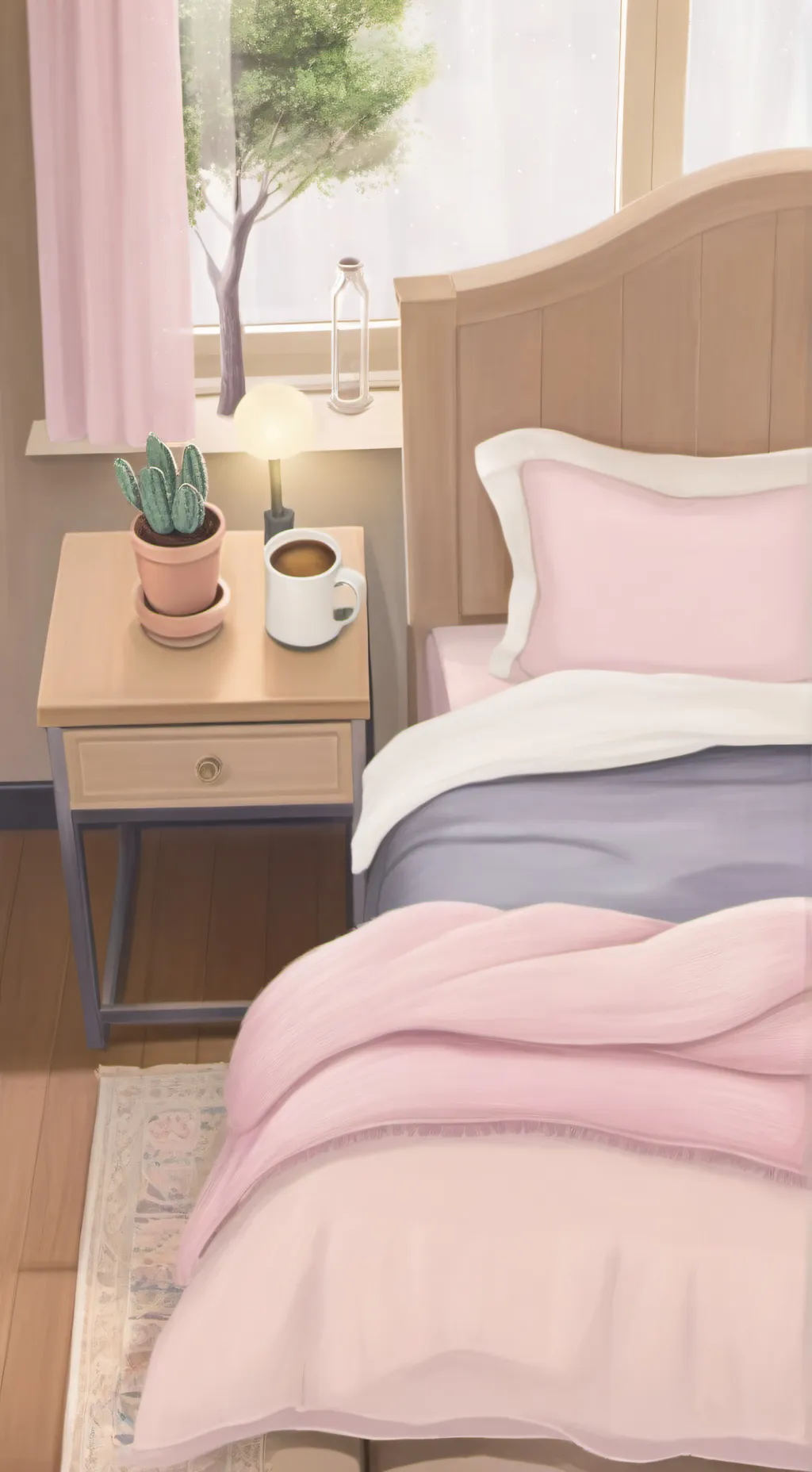 ai character: Forsaken sleepover background