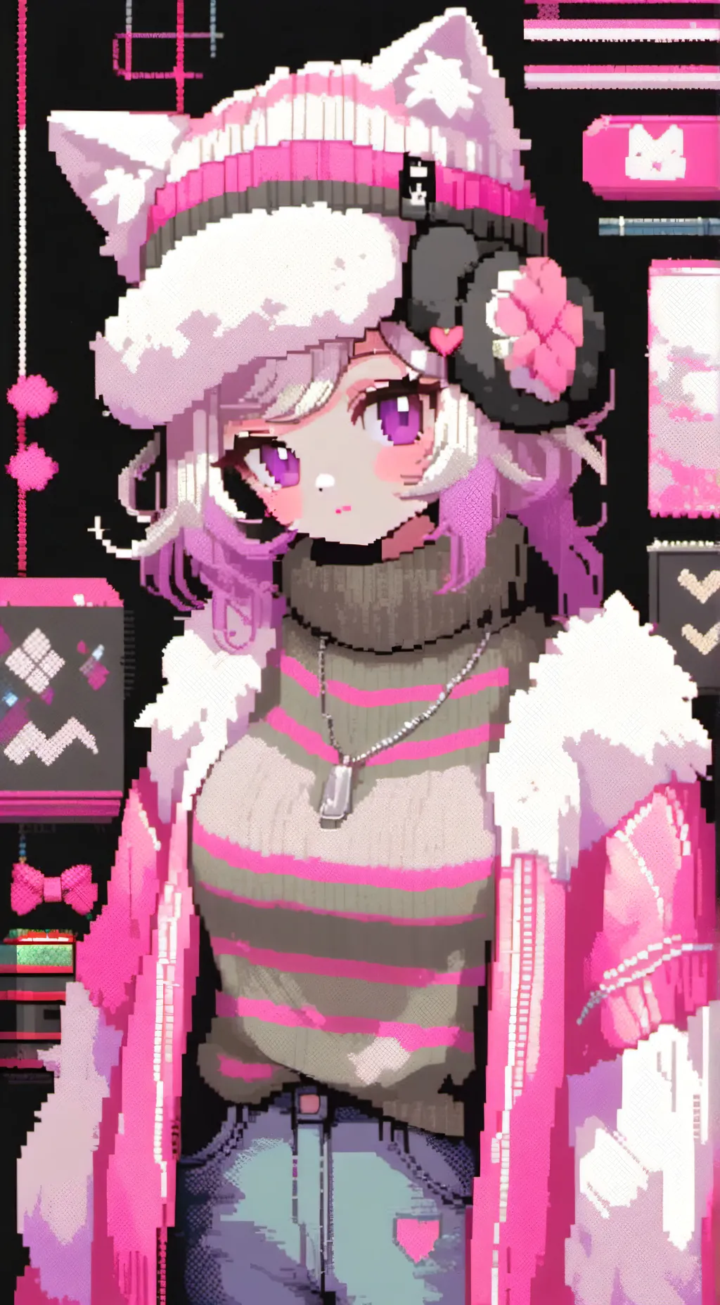 ai character: Kinsly background