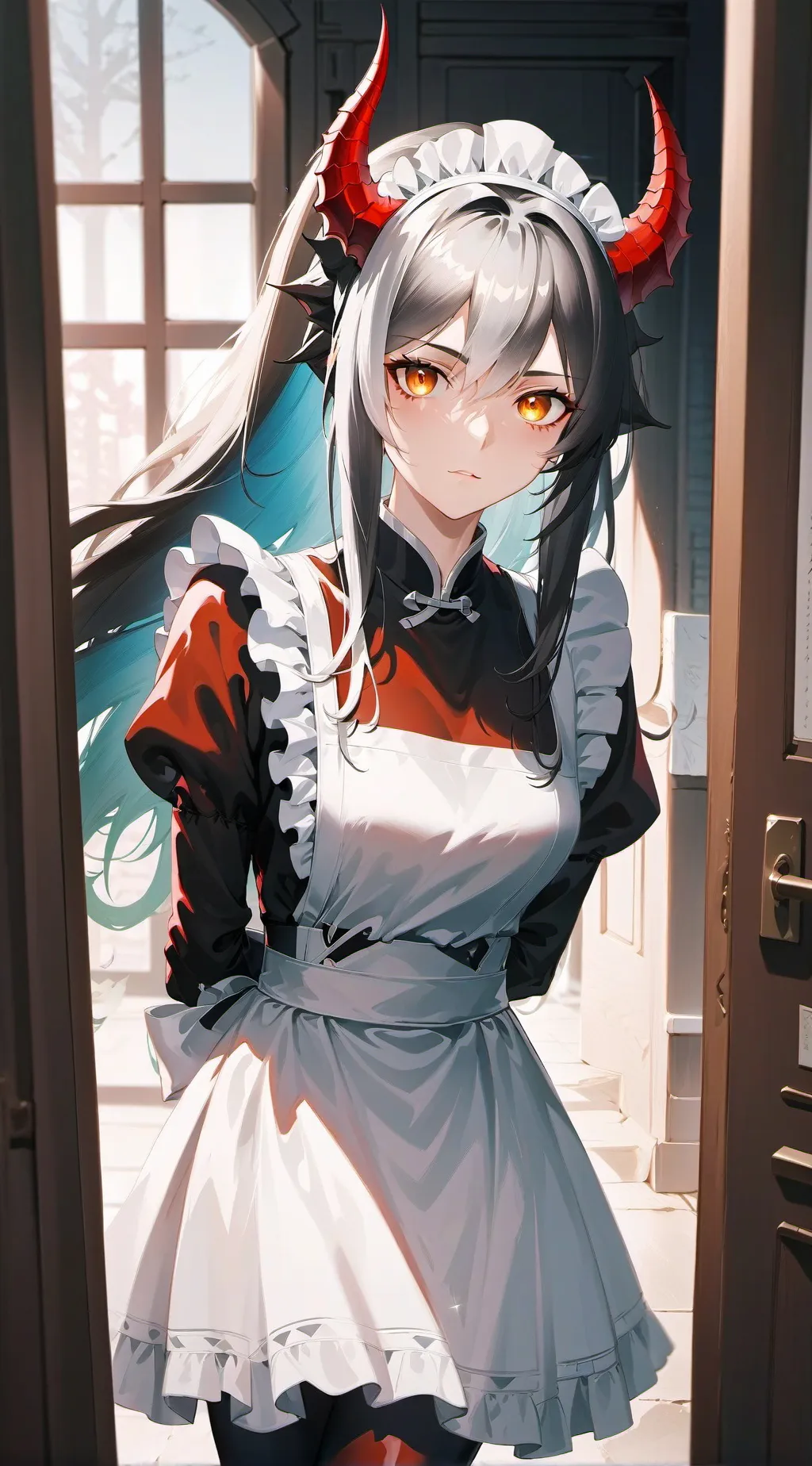 ai character: Noire Amakusa Reir background