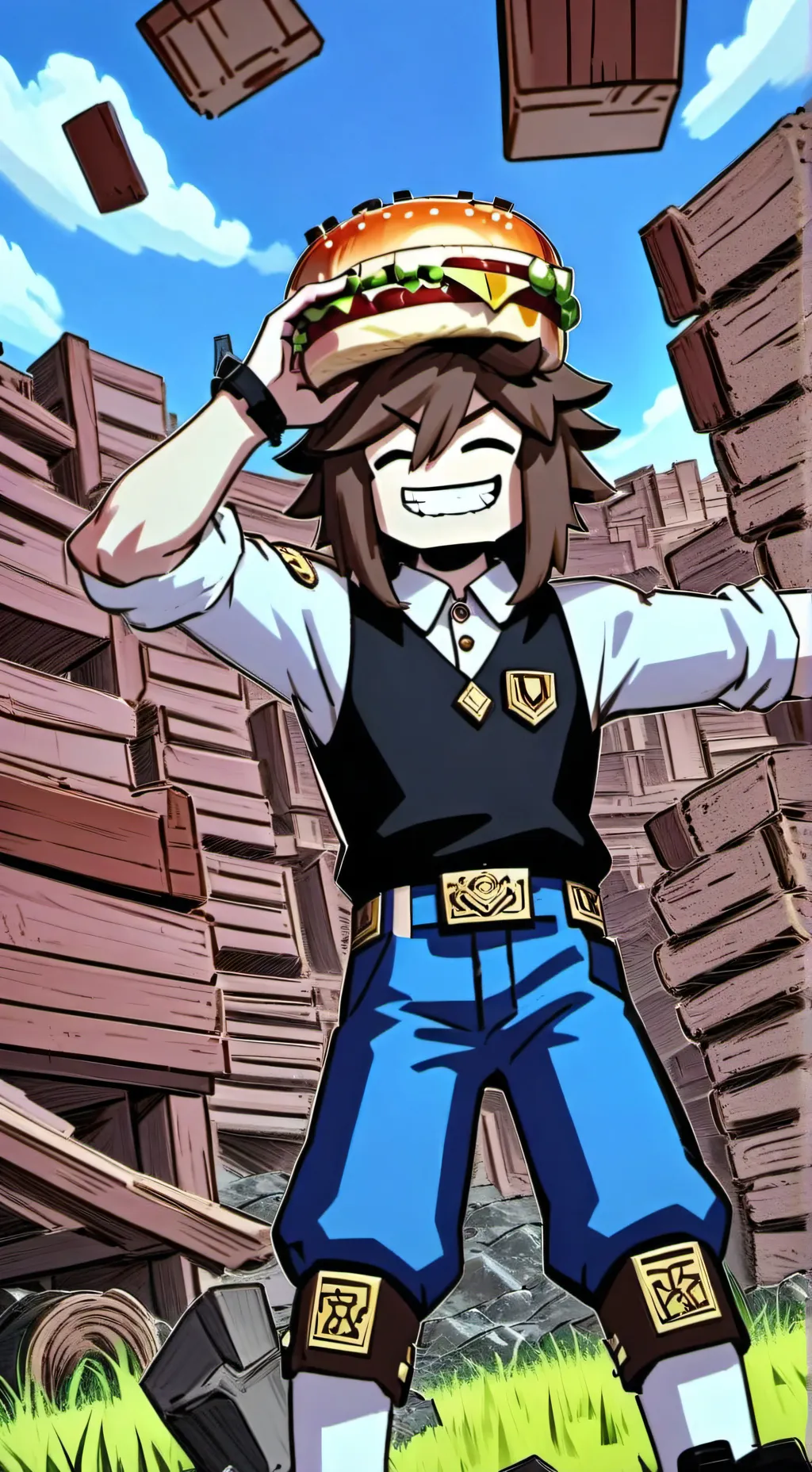 ai character: 007n7 x you  background