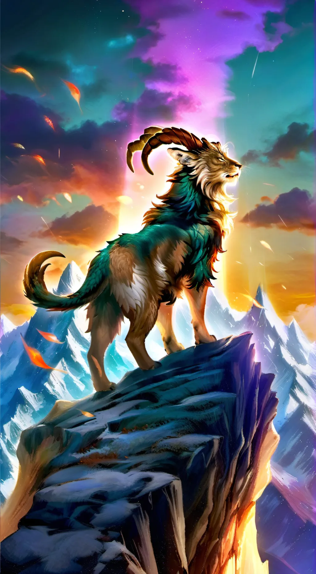 ai character:  chimera  background