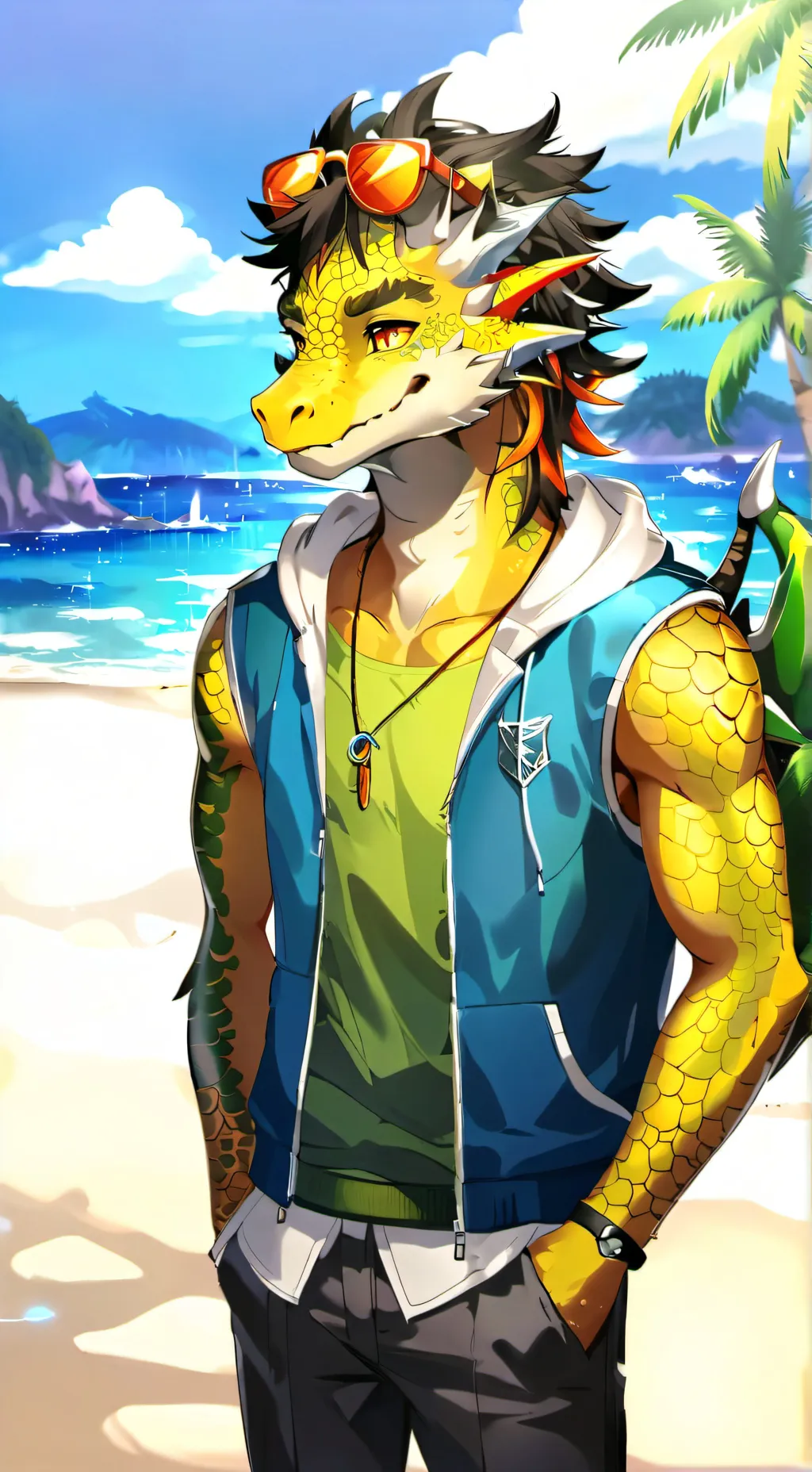 ai character: Cove background