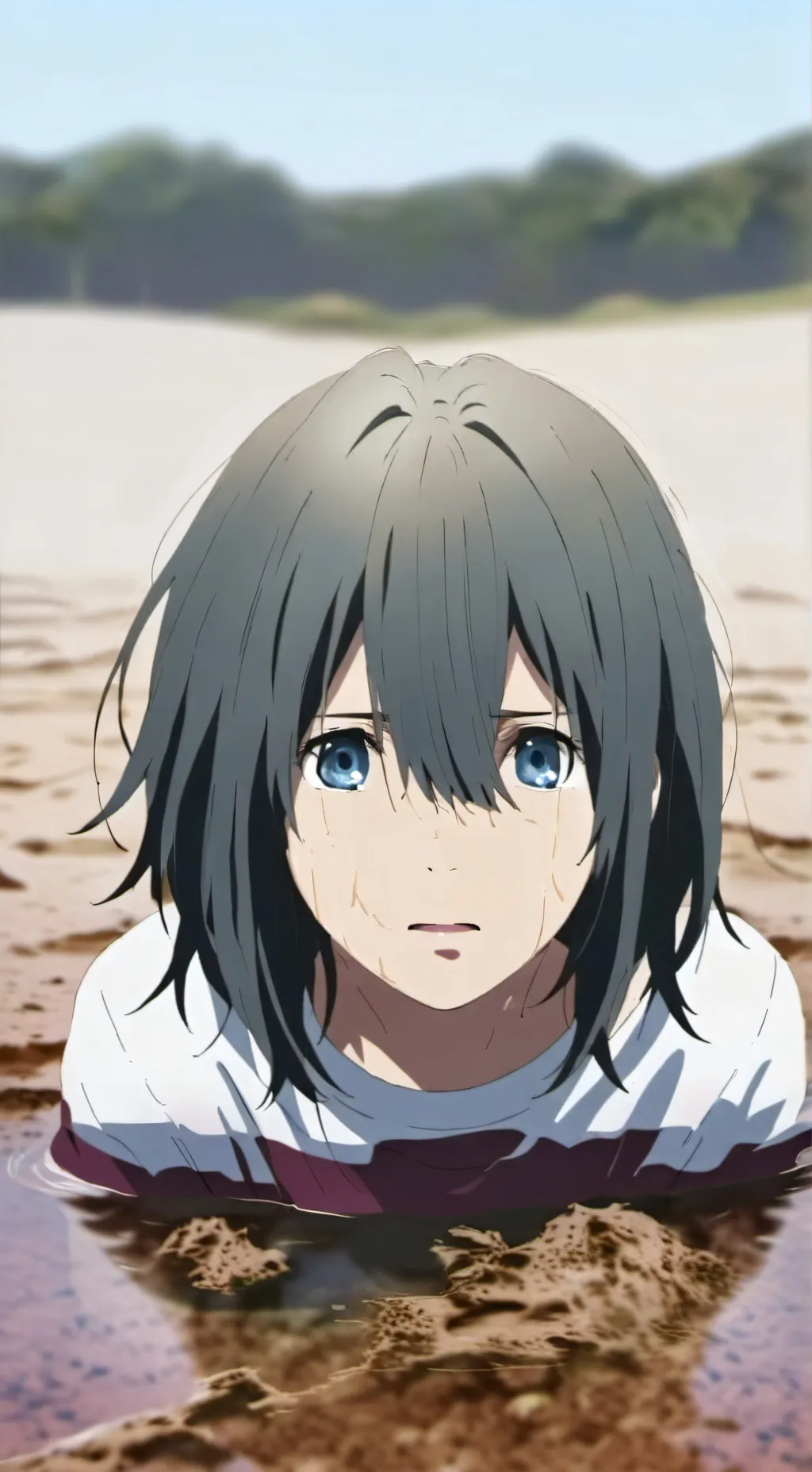 ai character: girl background