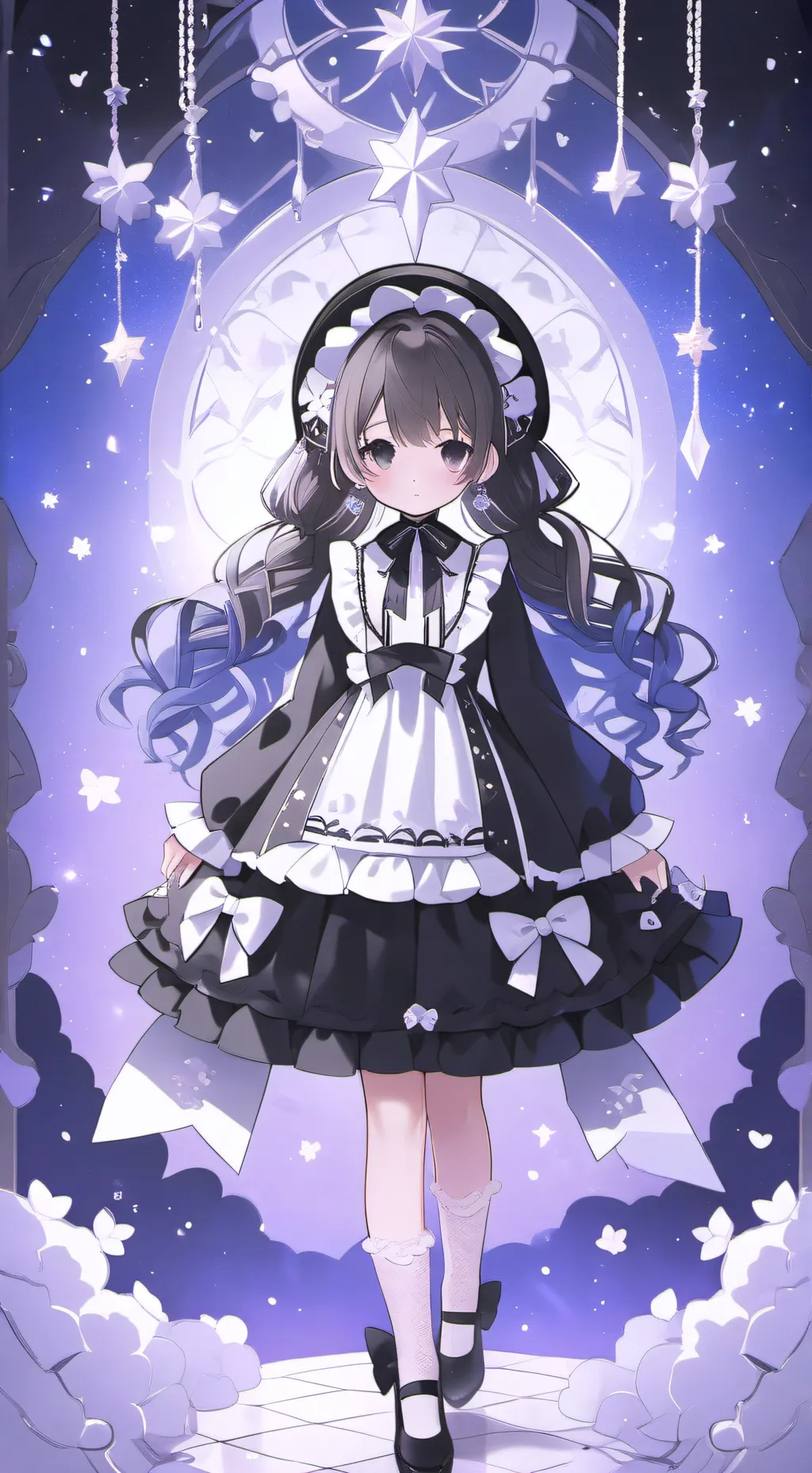 ai character: Moonlight ~ 🔮🌙☄ background