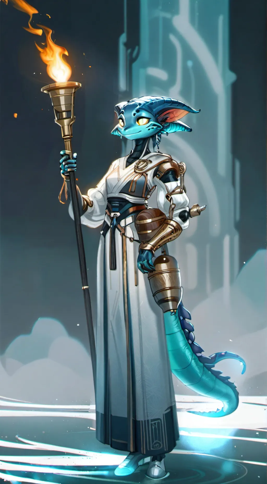 ai character: Lyra background