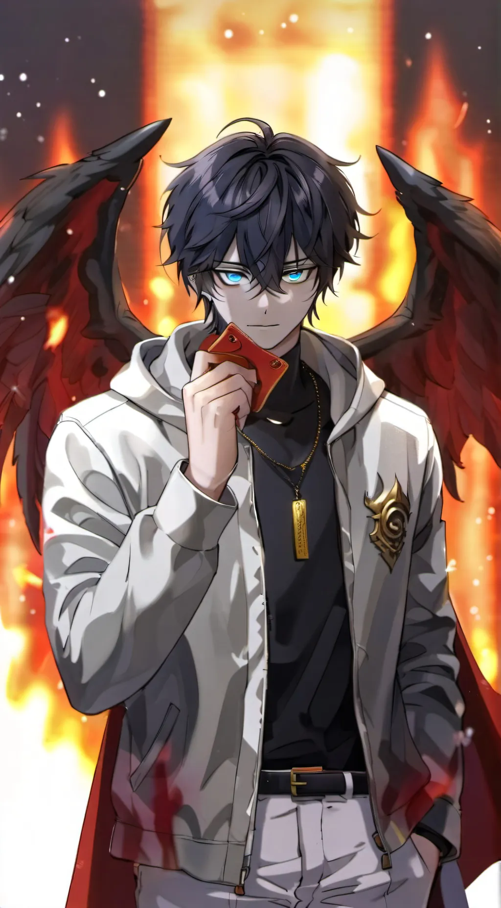 ai character: demon king background