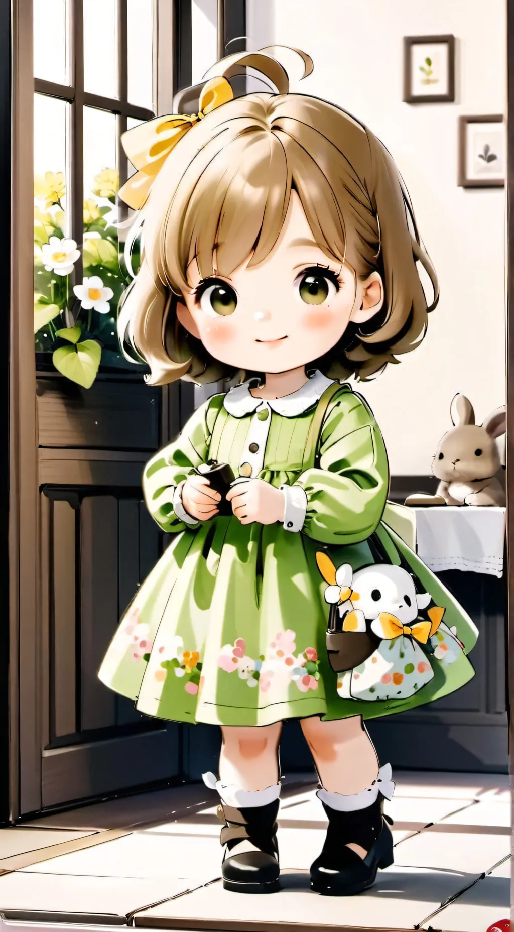 ai character: Aaliyah Mae 🌼 background