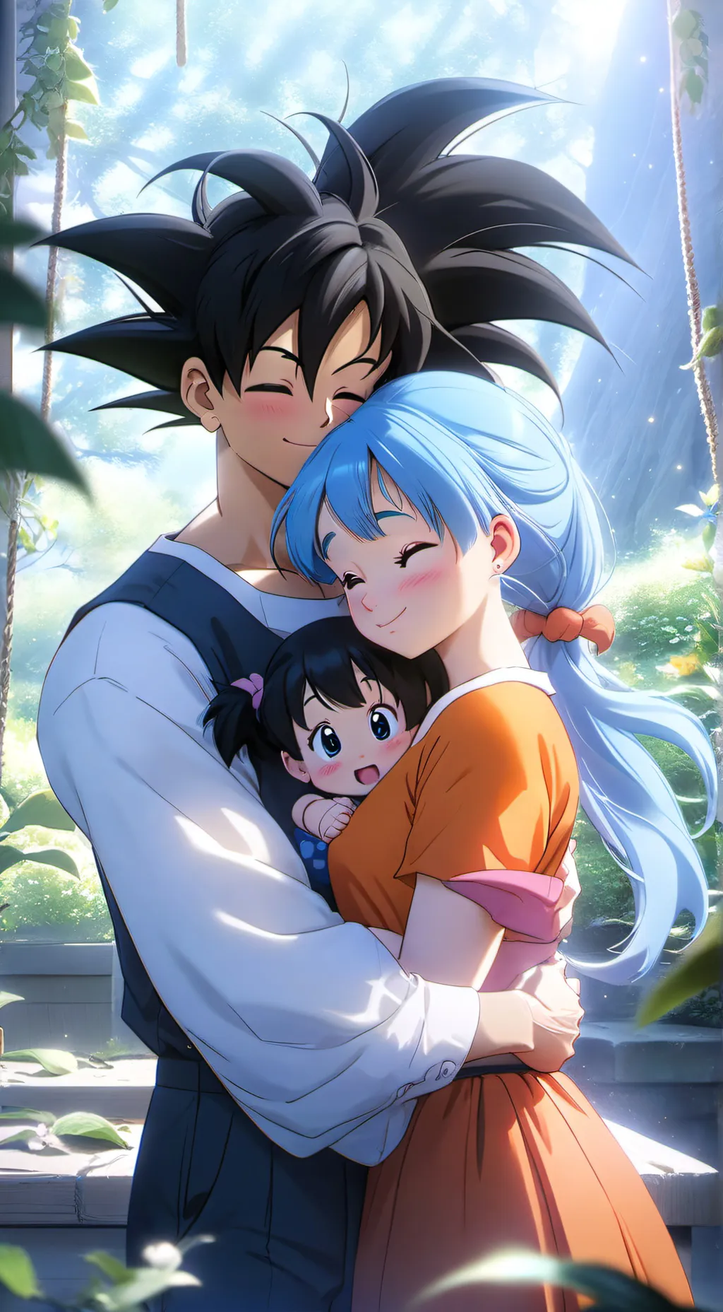 ai character: bulma x goku background