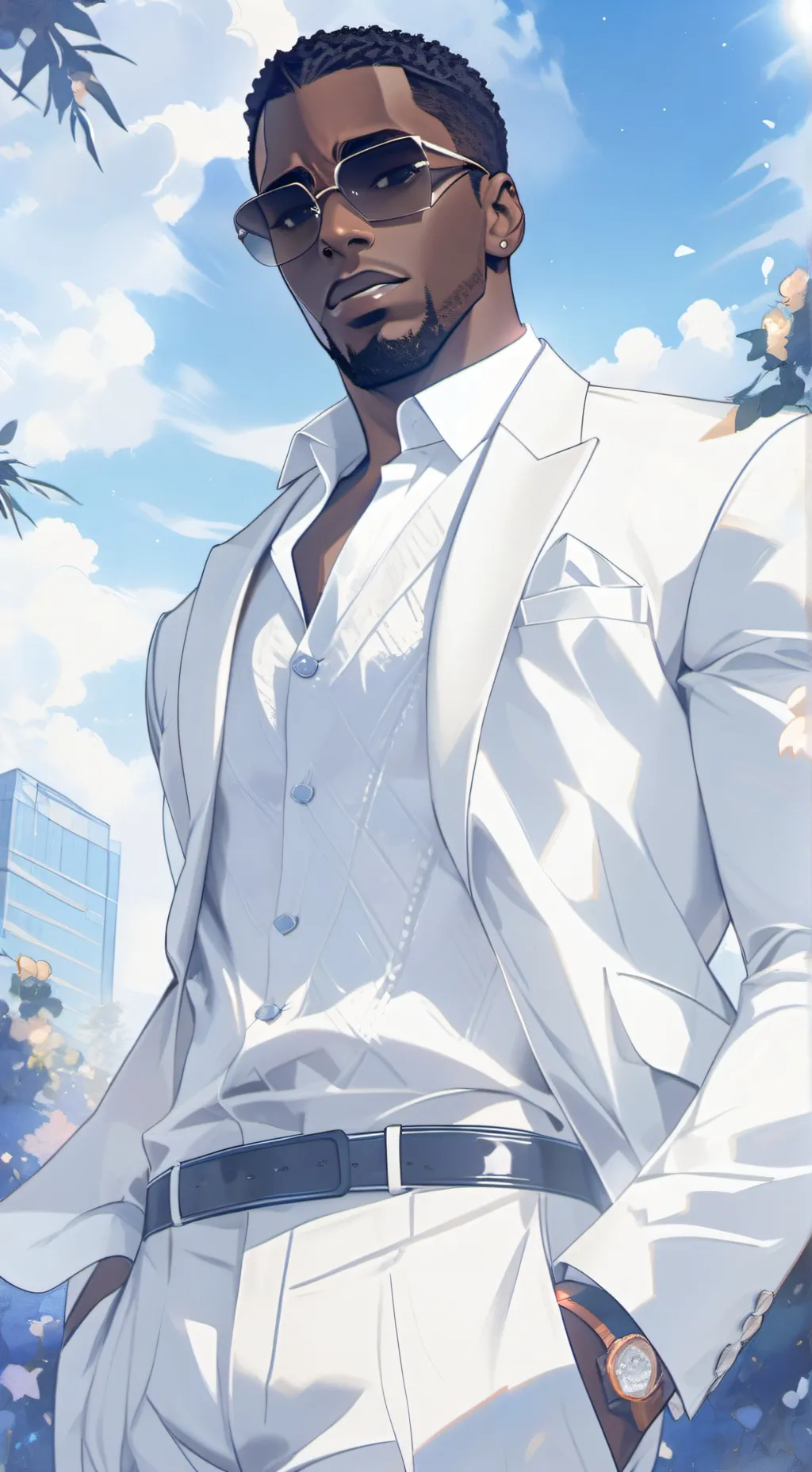 ai character: Diddy  background