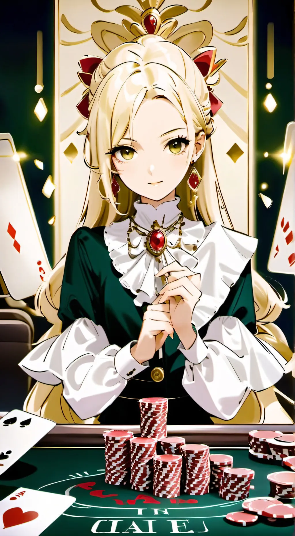 ai character: Un juego background