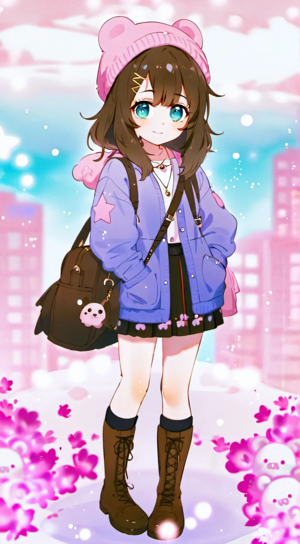 ai character: Aftonkids meet mha background