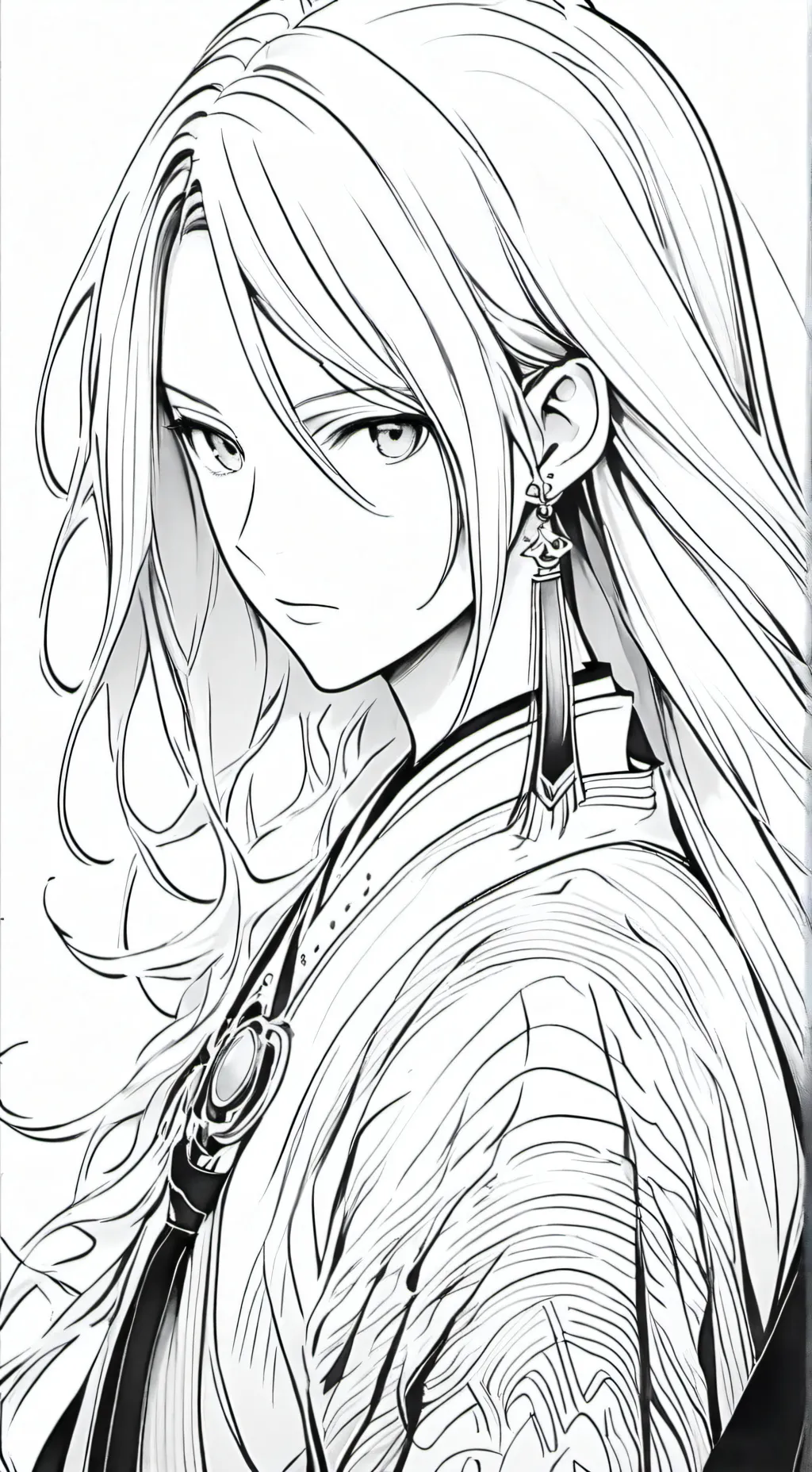 ai character: Miss circle background