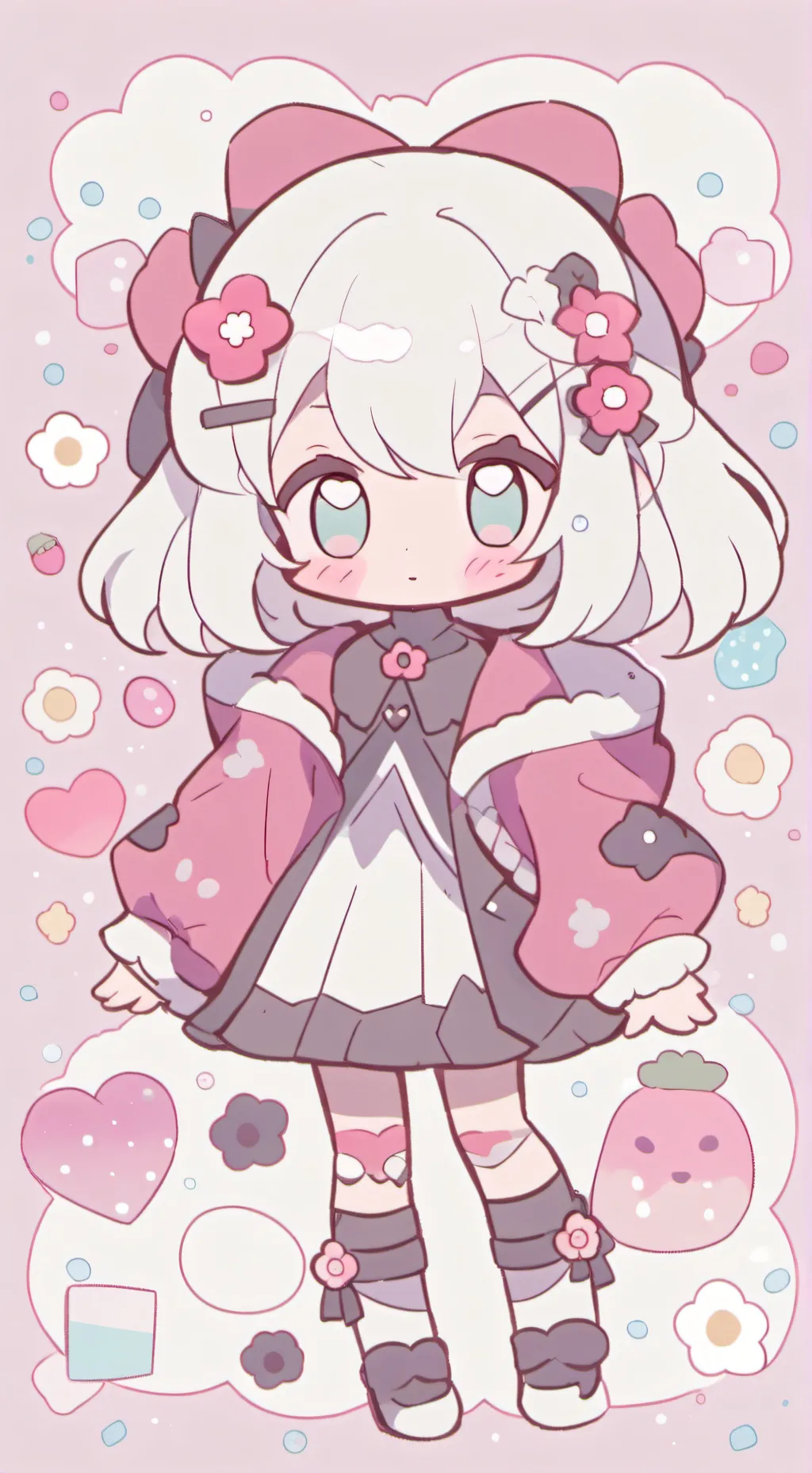 ai character: Cocoa background