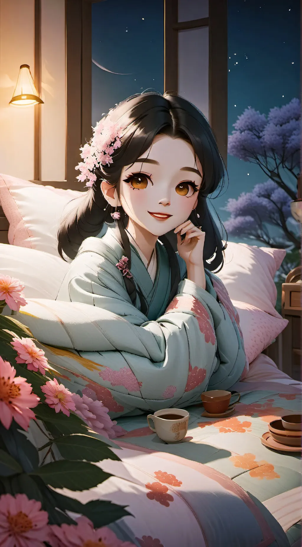 ai character: Layla  background