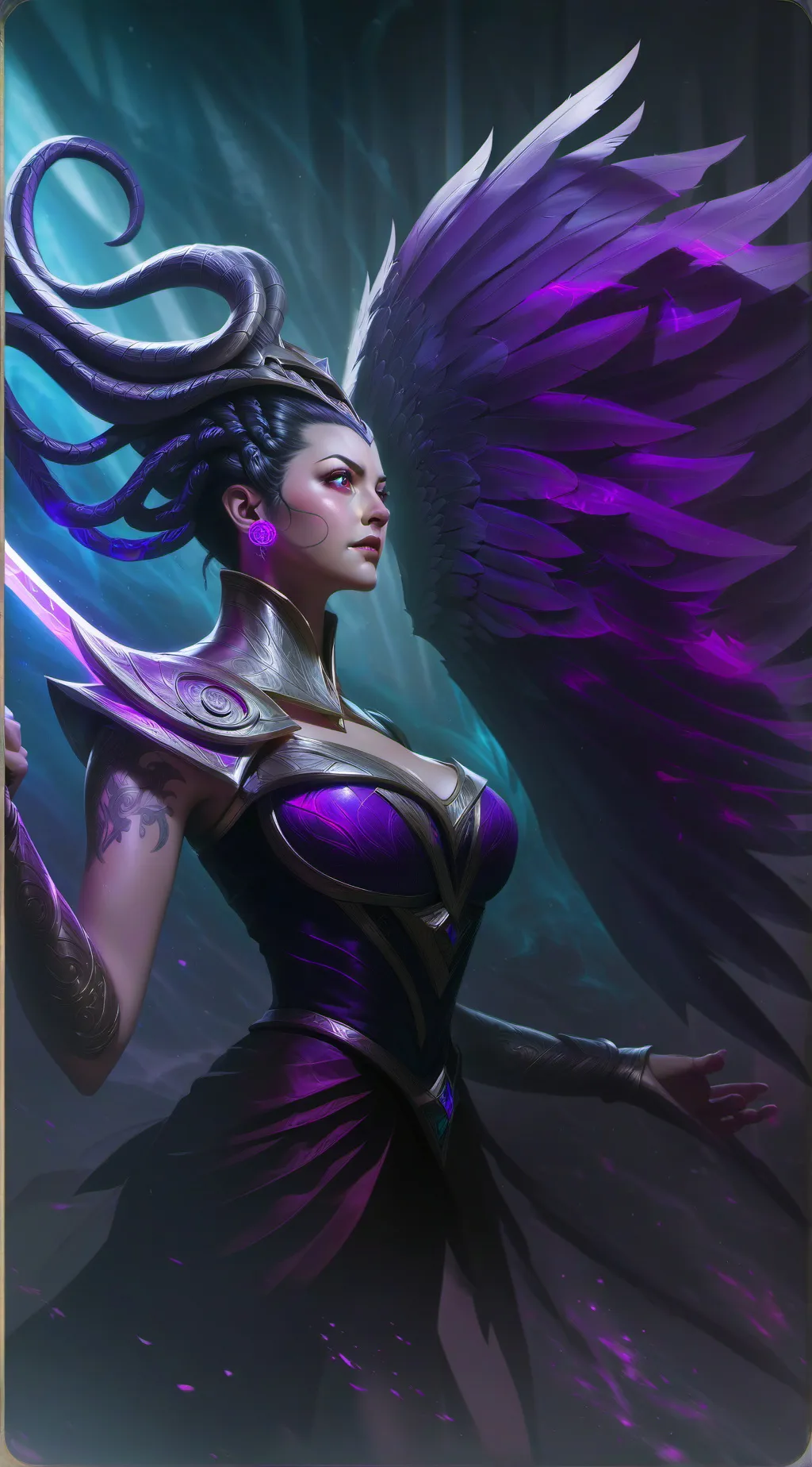 ai character: Sarah vs flay  background