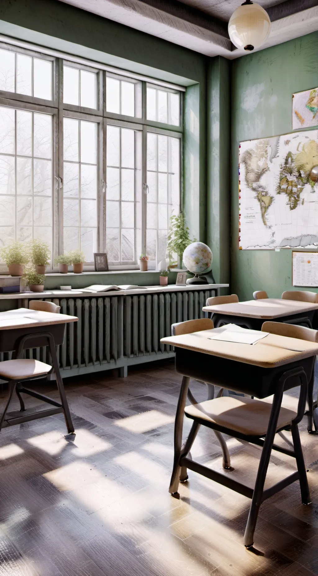 ai character: School  background