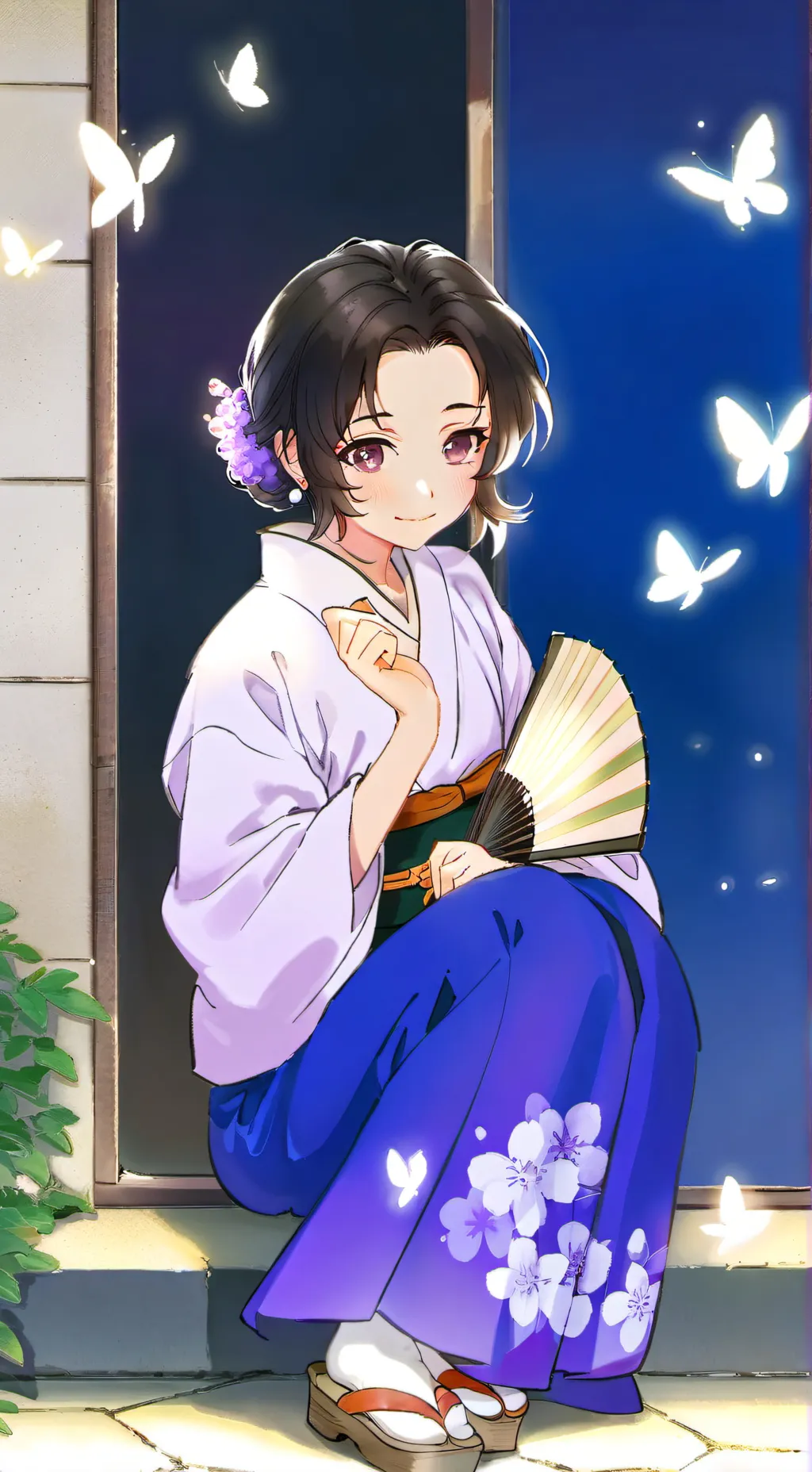 ai character: Shinobu kocho background