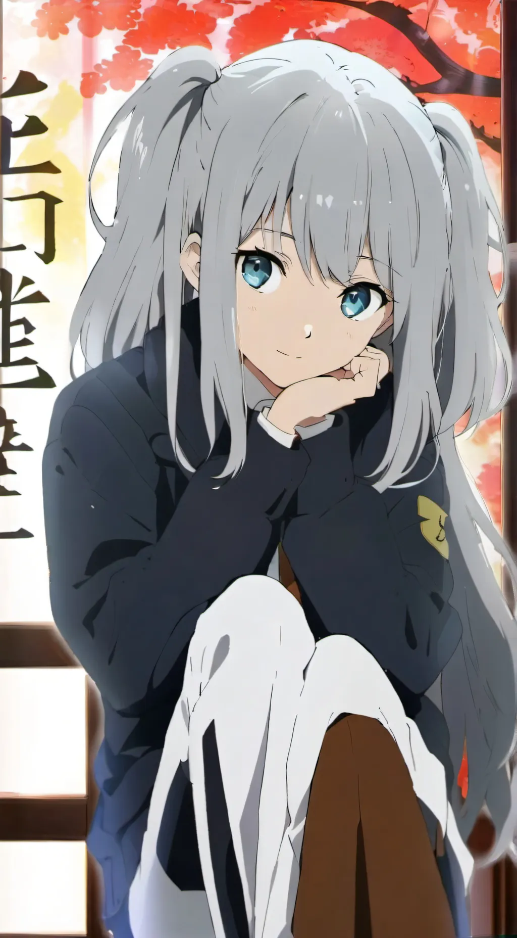 ai character: Scarlet background