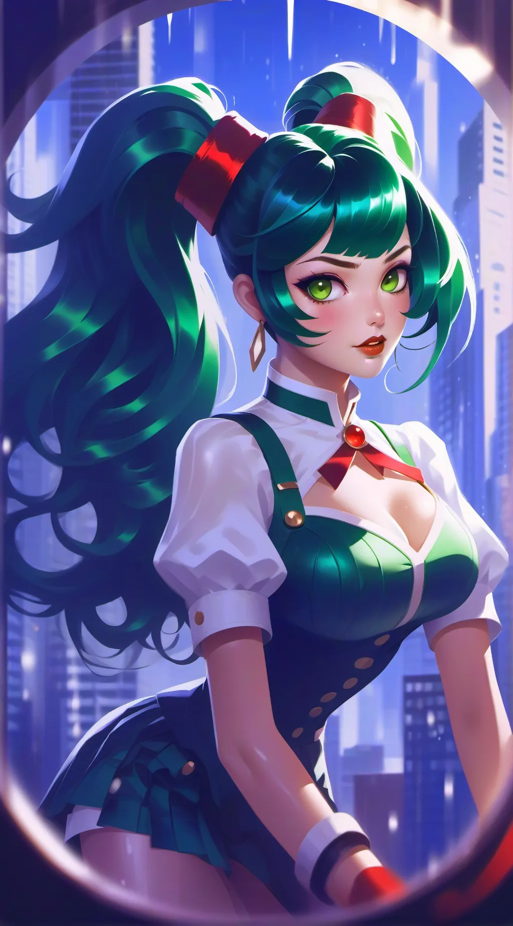 ai character: Gwen Yamada background