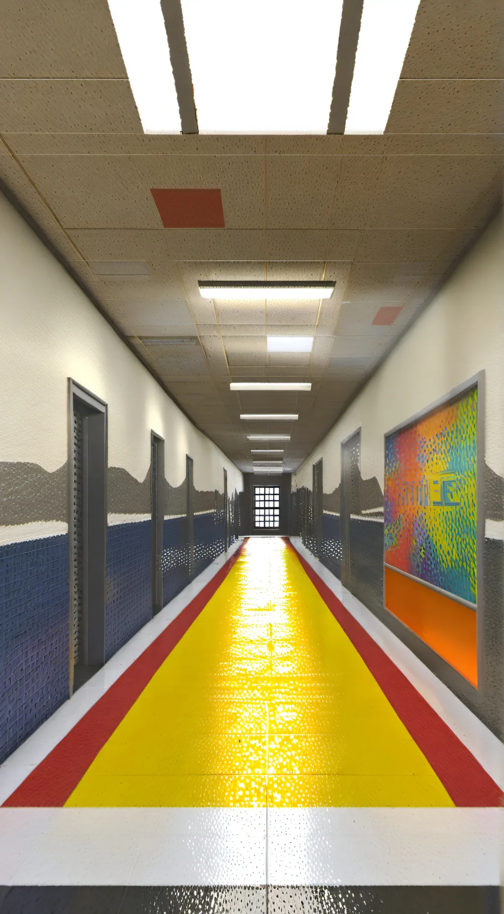 ai character: sprunki OC school background