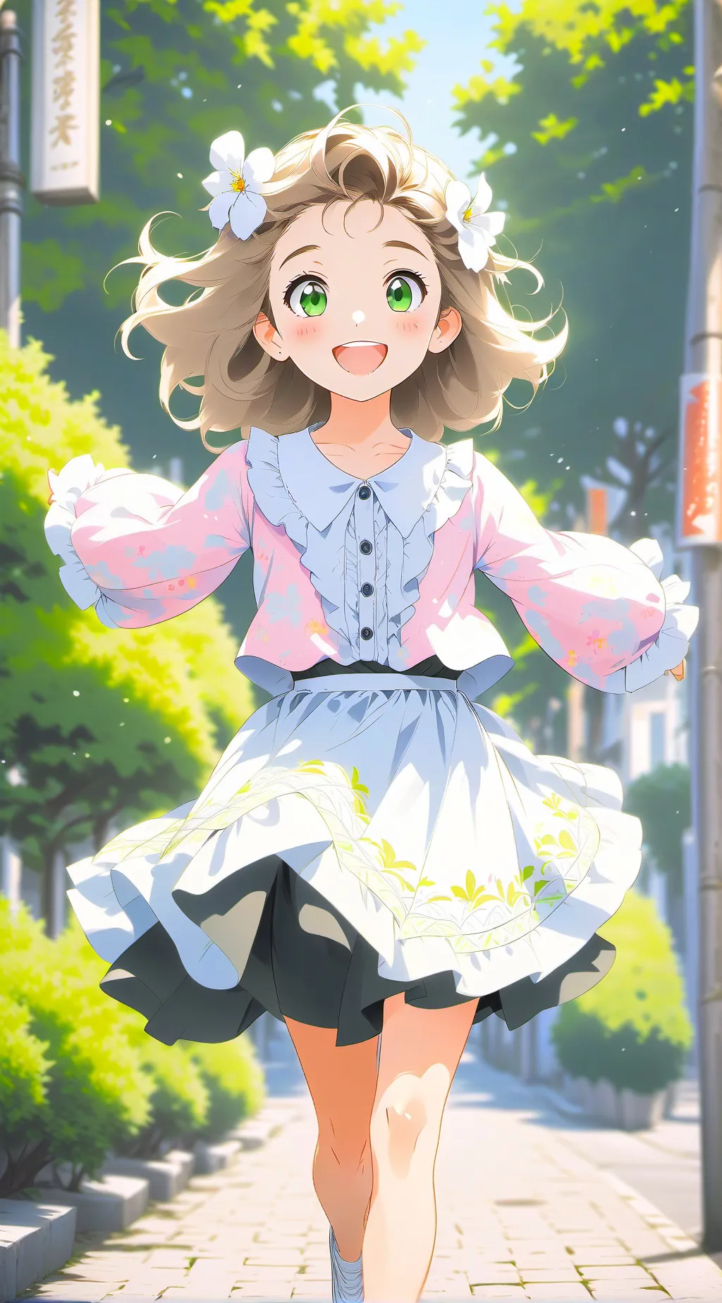 ai character: Sarah background