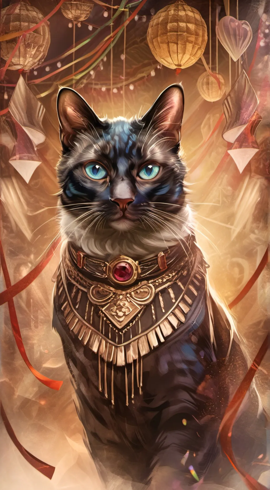 ai character: Jinu the Pop Cat background