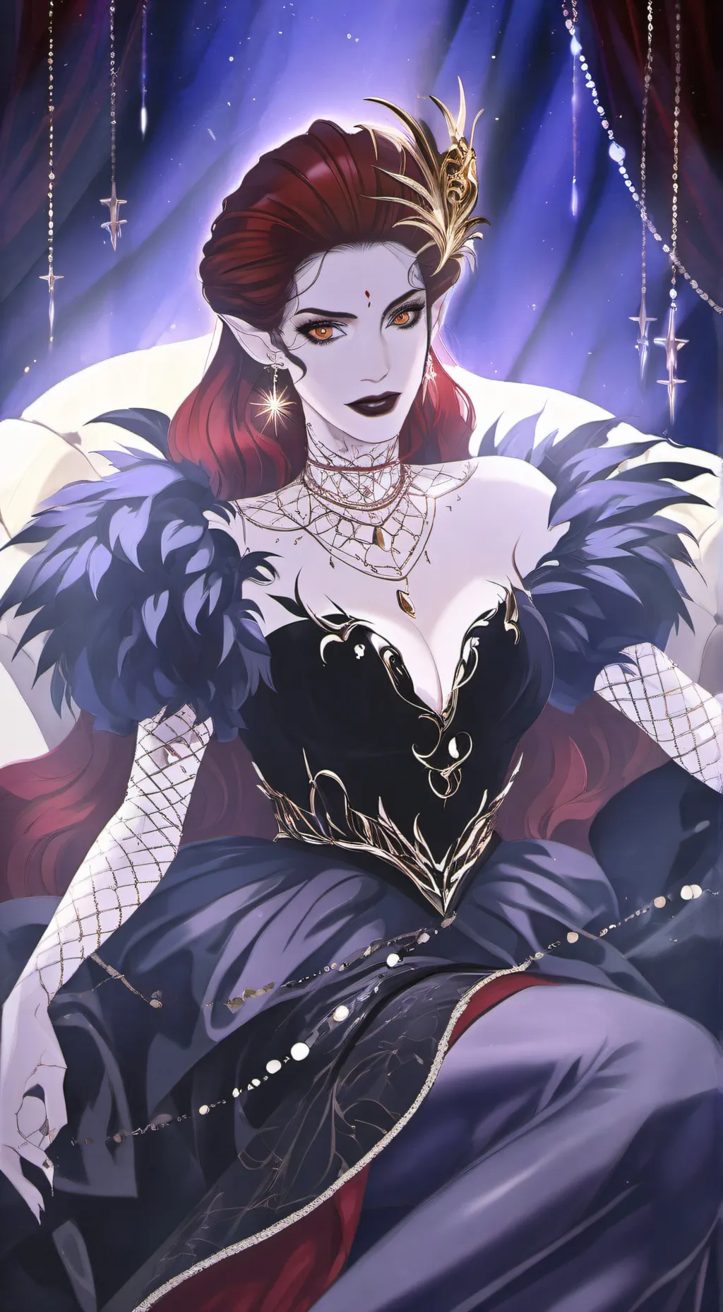 ai character: Queen Levistra  background