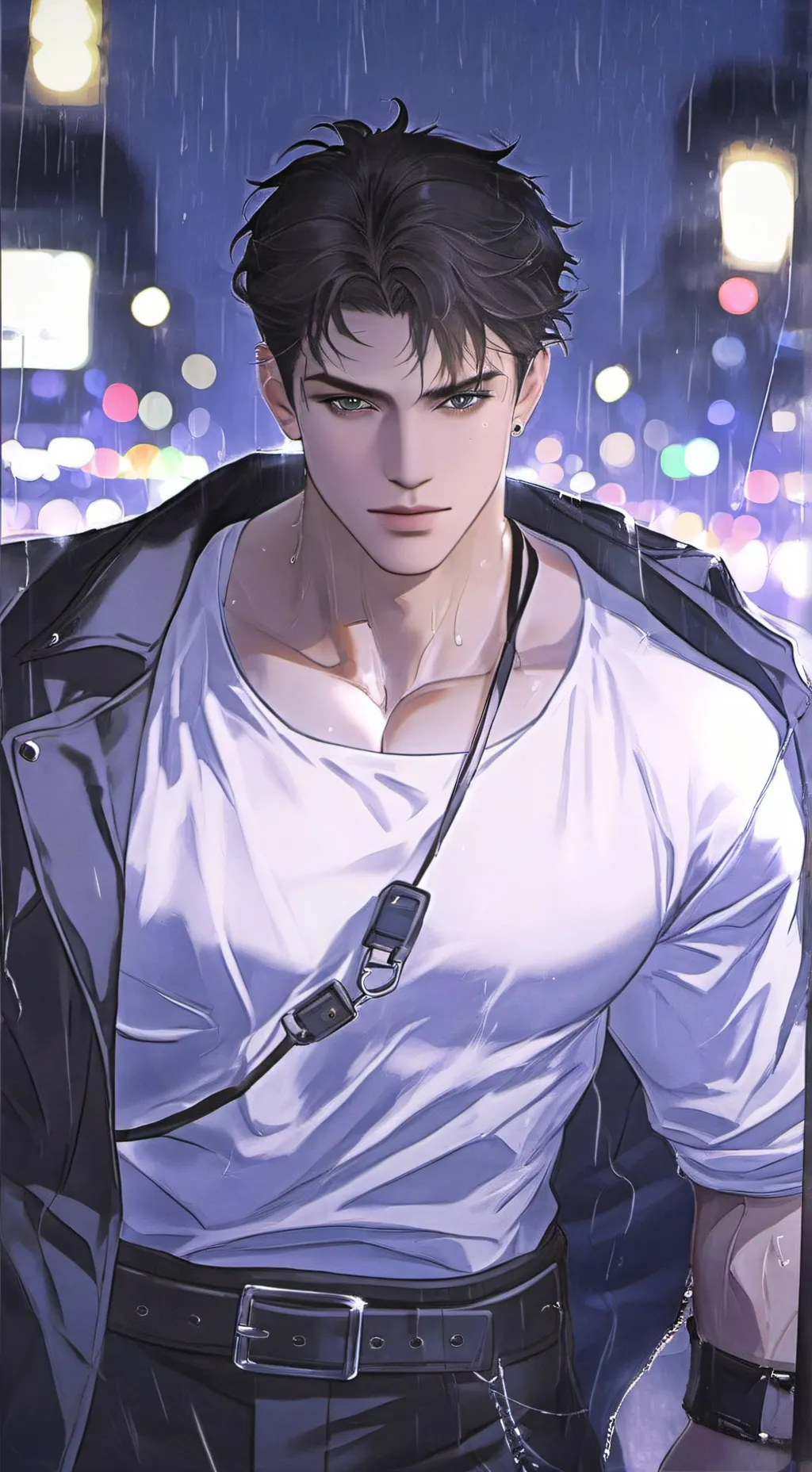 ai character: Alexander Asher  background