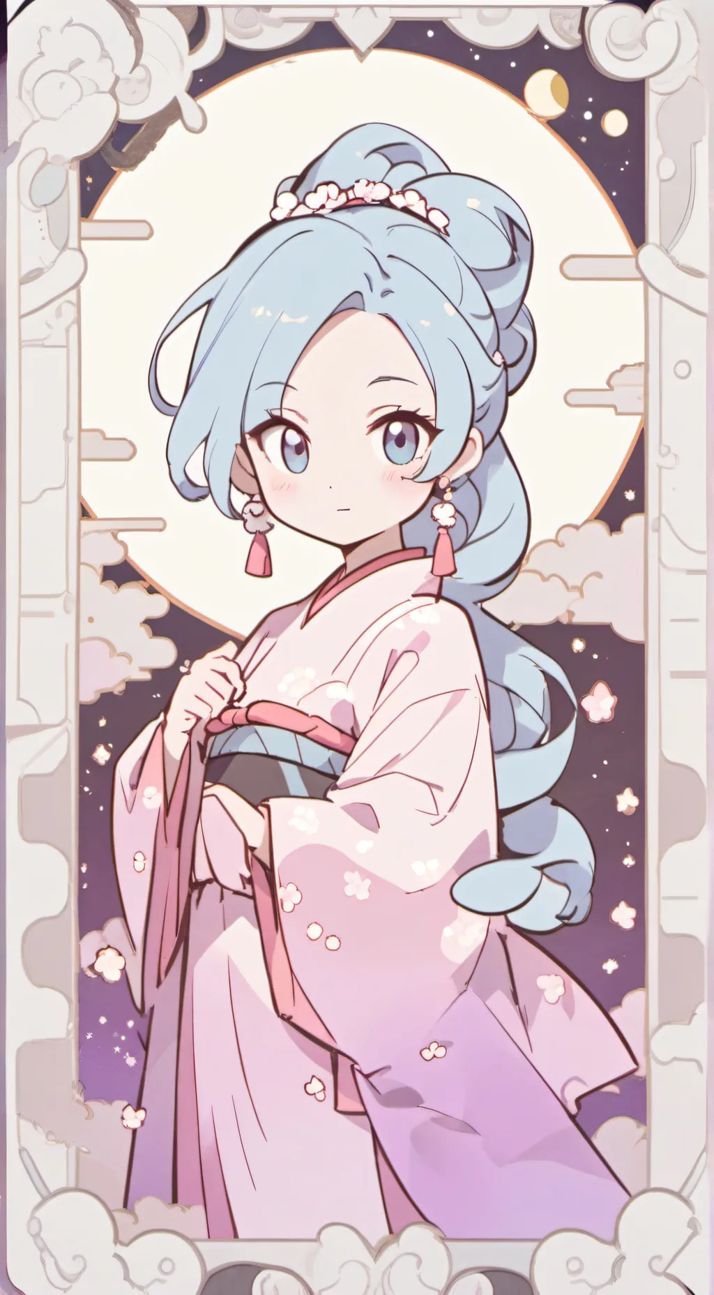 ai character: moonlight  background