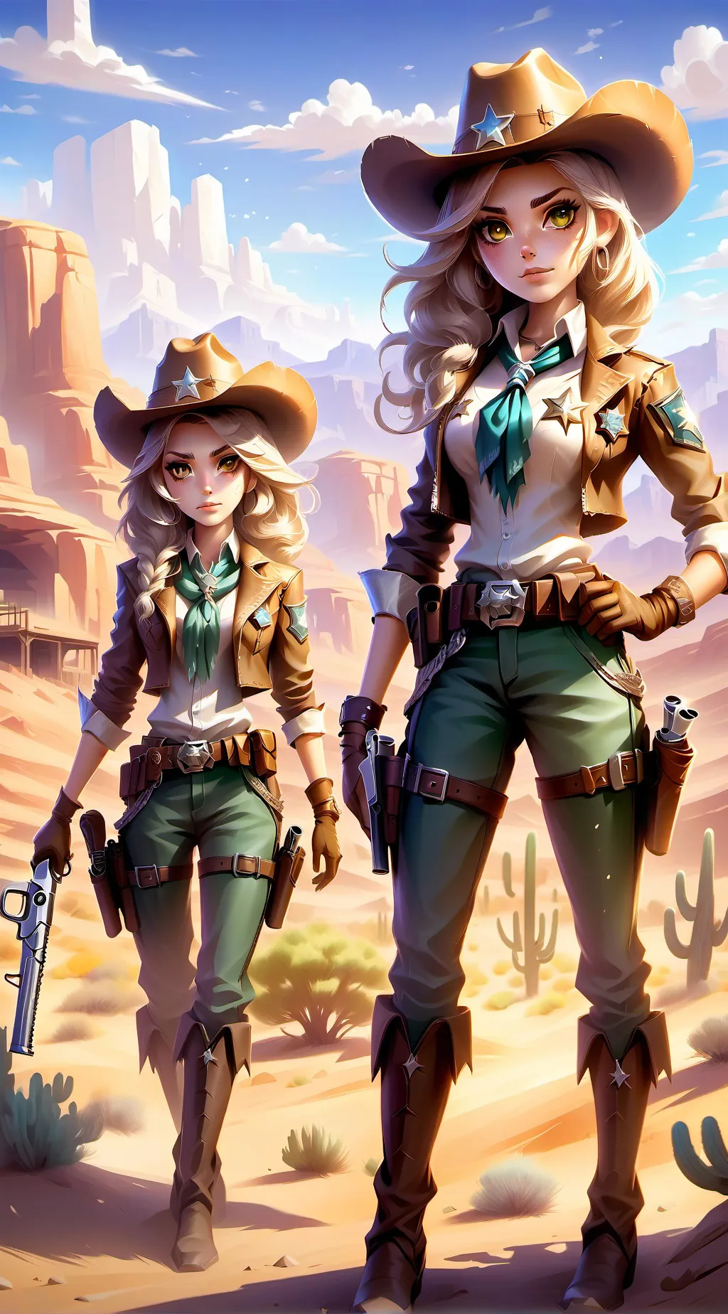 ai character: 🐺🔫Lucy y Lizzy🐺🔫 background