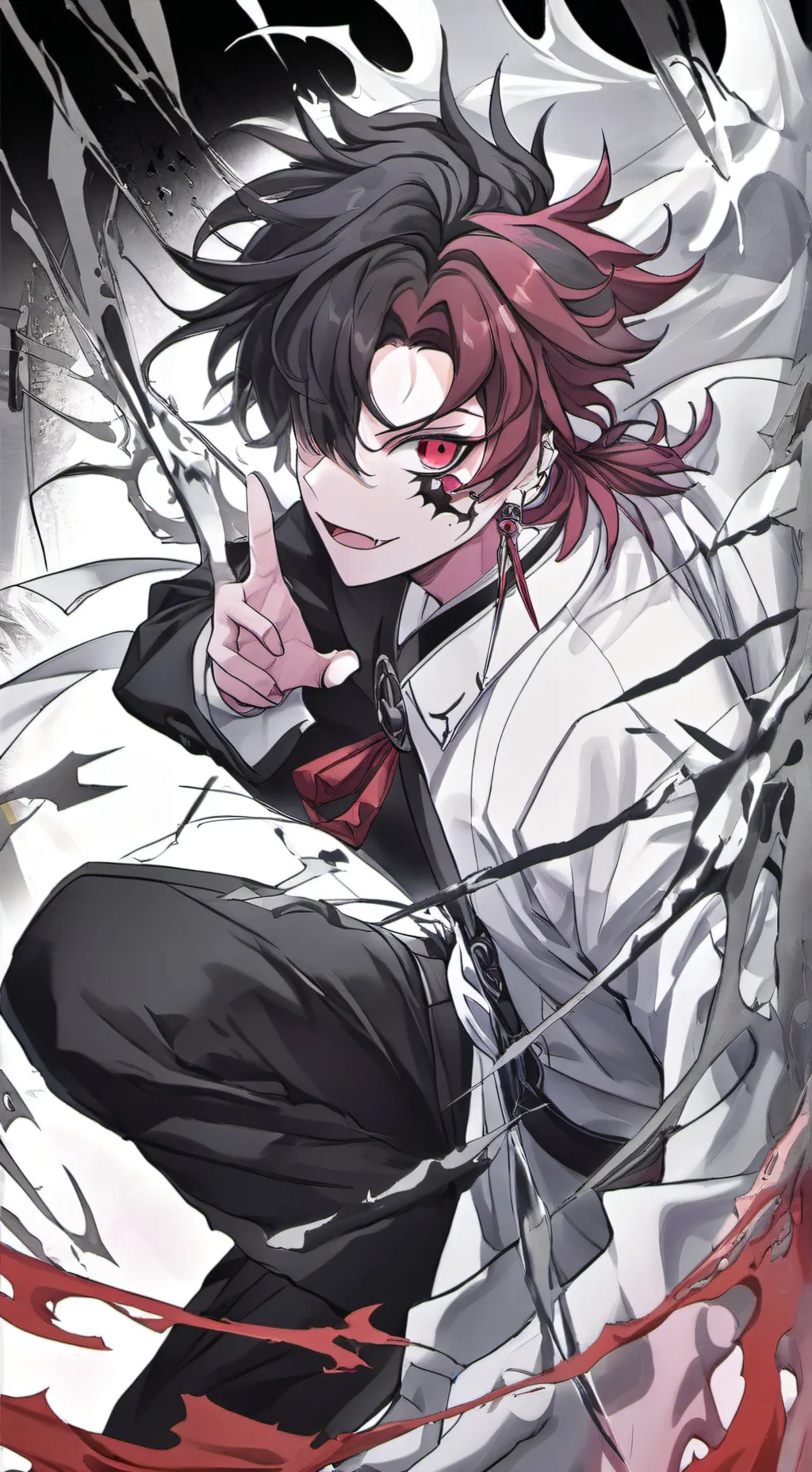 ai character: demonkingtanjiro background