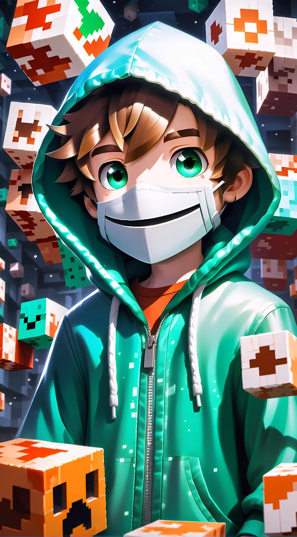 ai character: MinecraftDream background