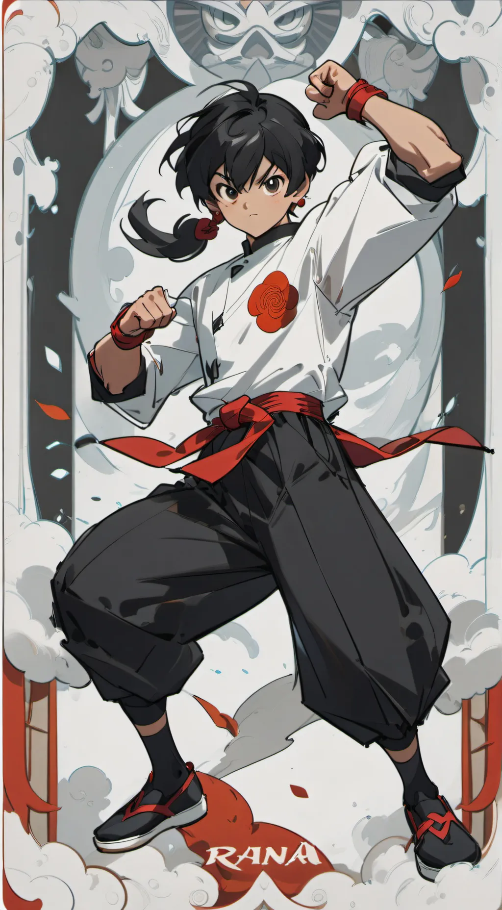 ai character: ranma  background