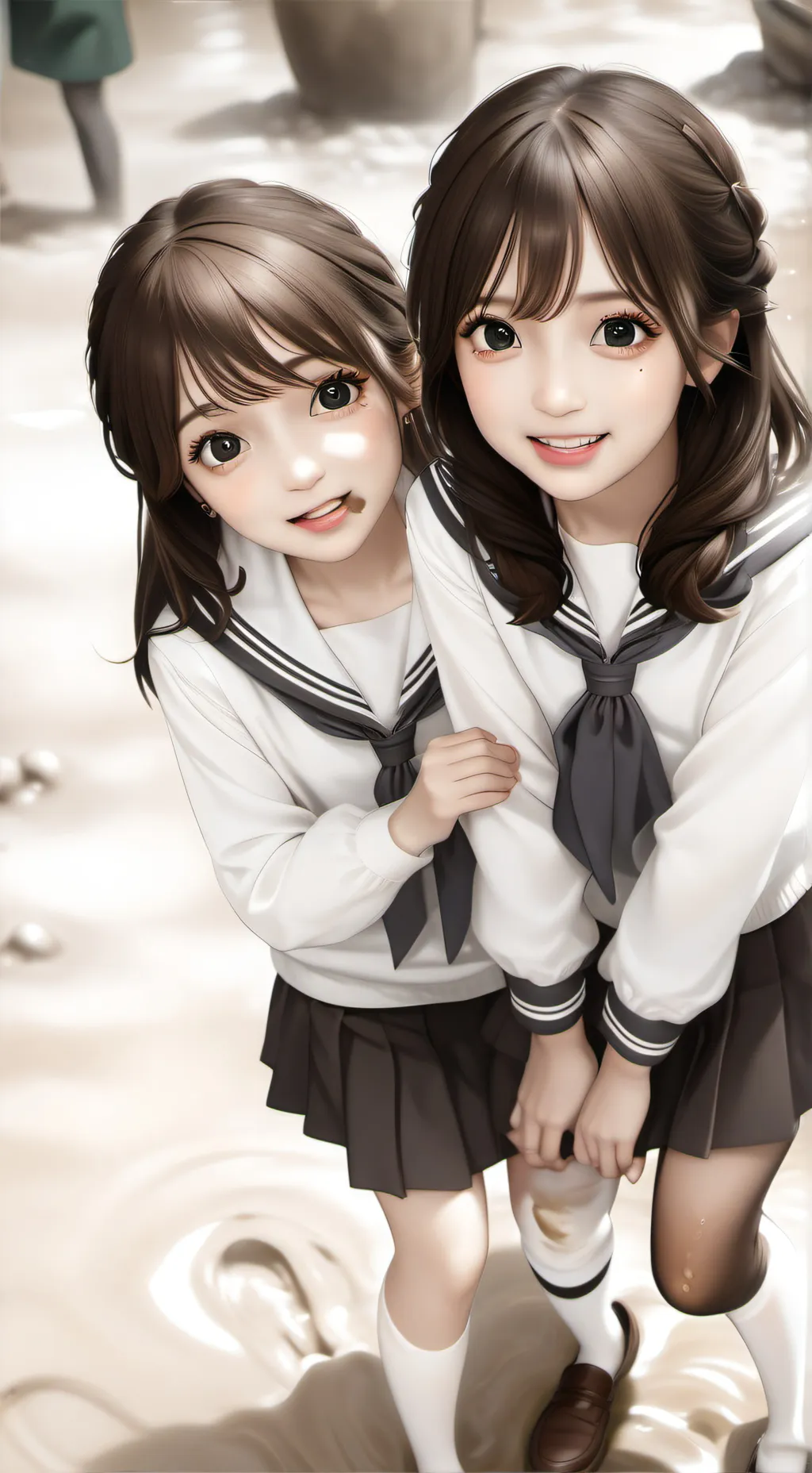 ai character: Arielle and fay background