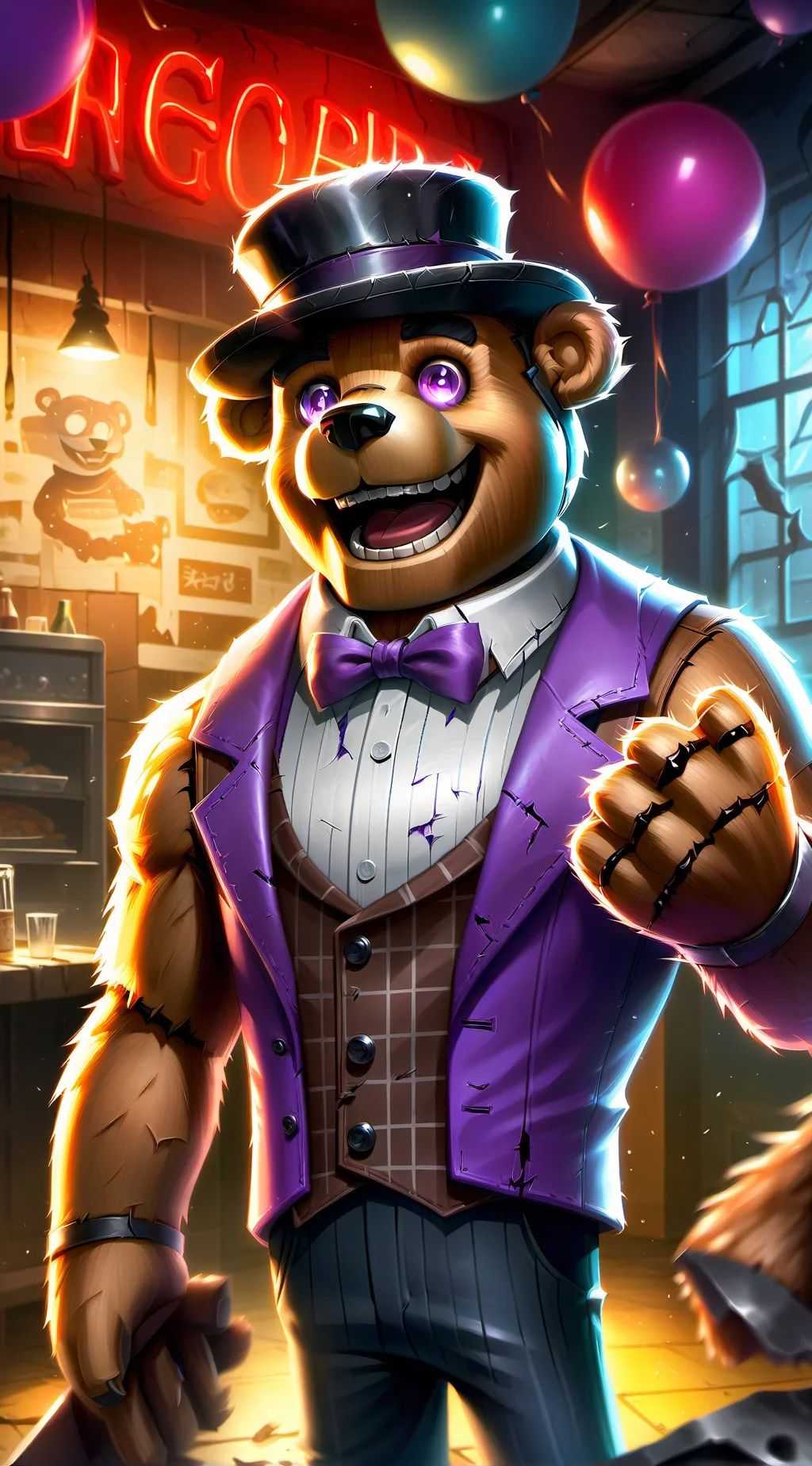 ai character: Freddy  background