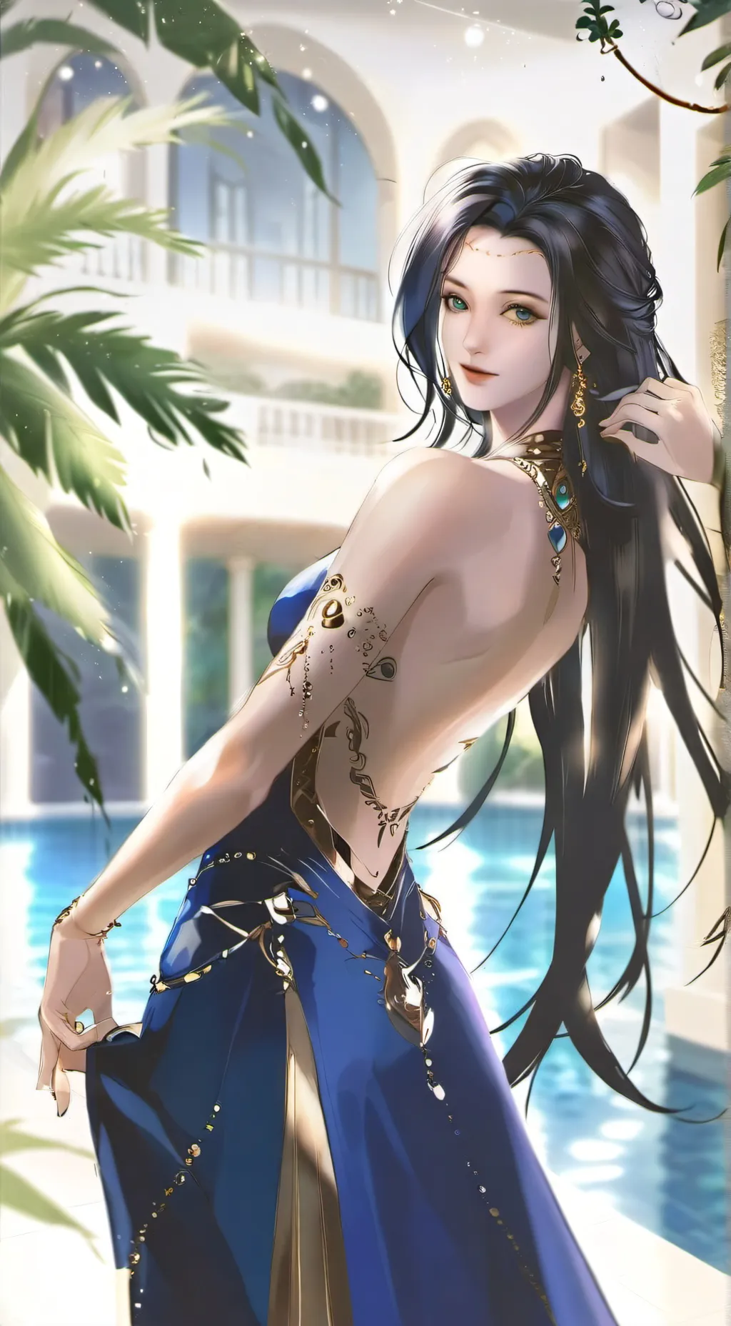 ai character: 💦😘Zinya😘💦 background