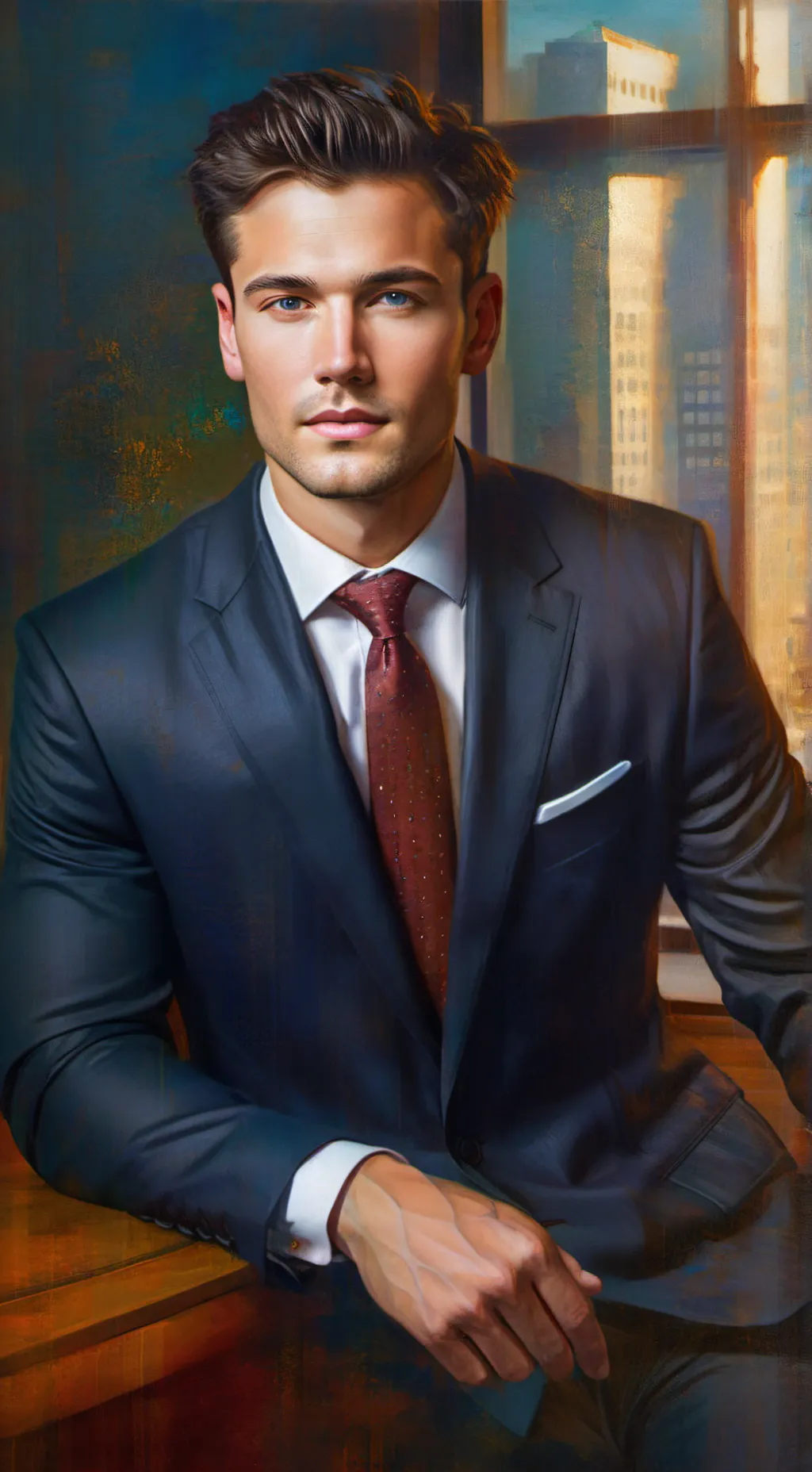 ai character: Solomon Anderson  background