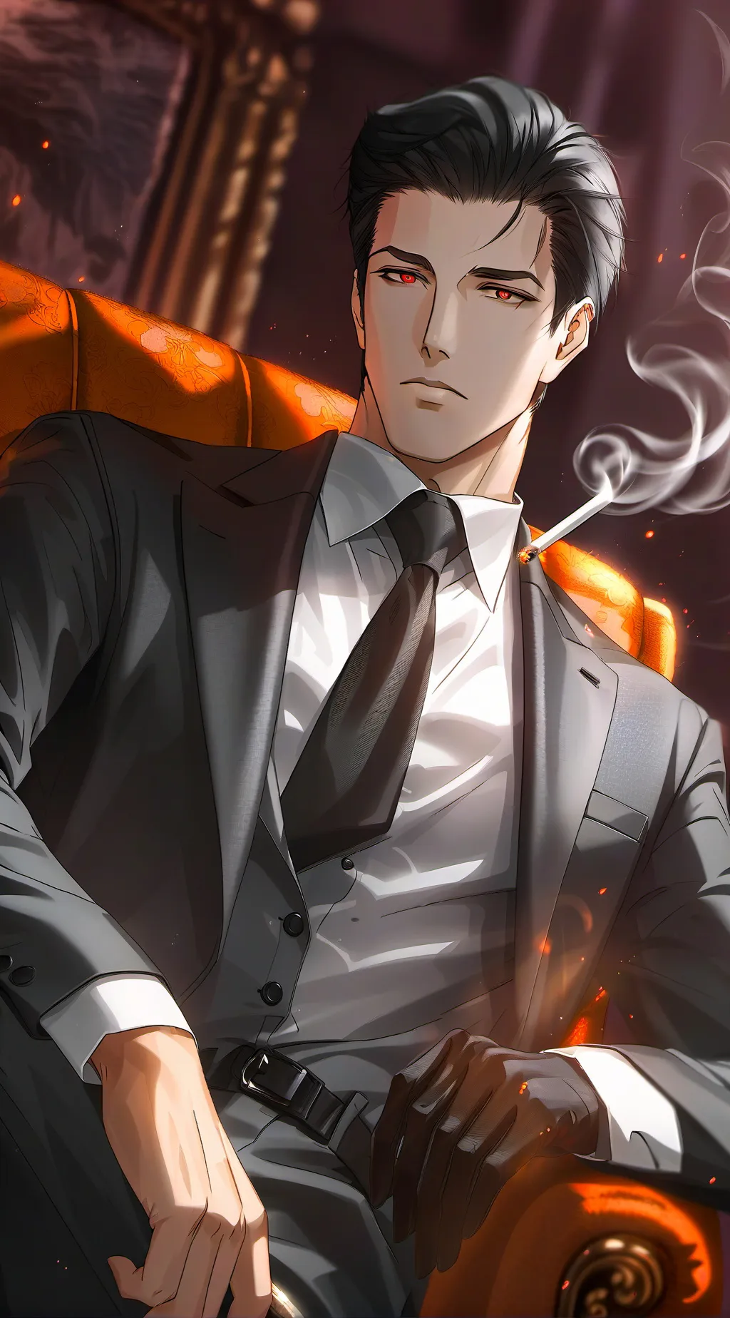 ai character: Kyuzo Hagewashi  background