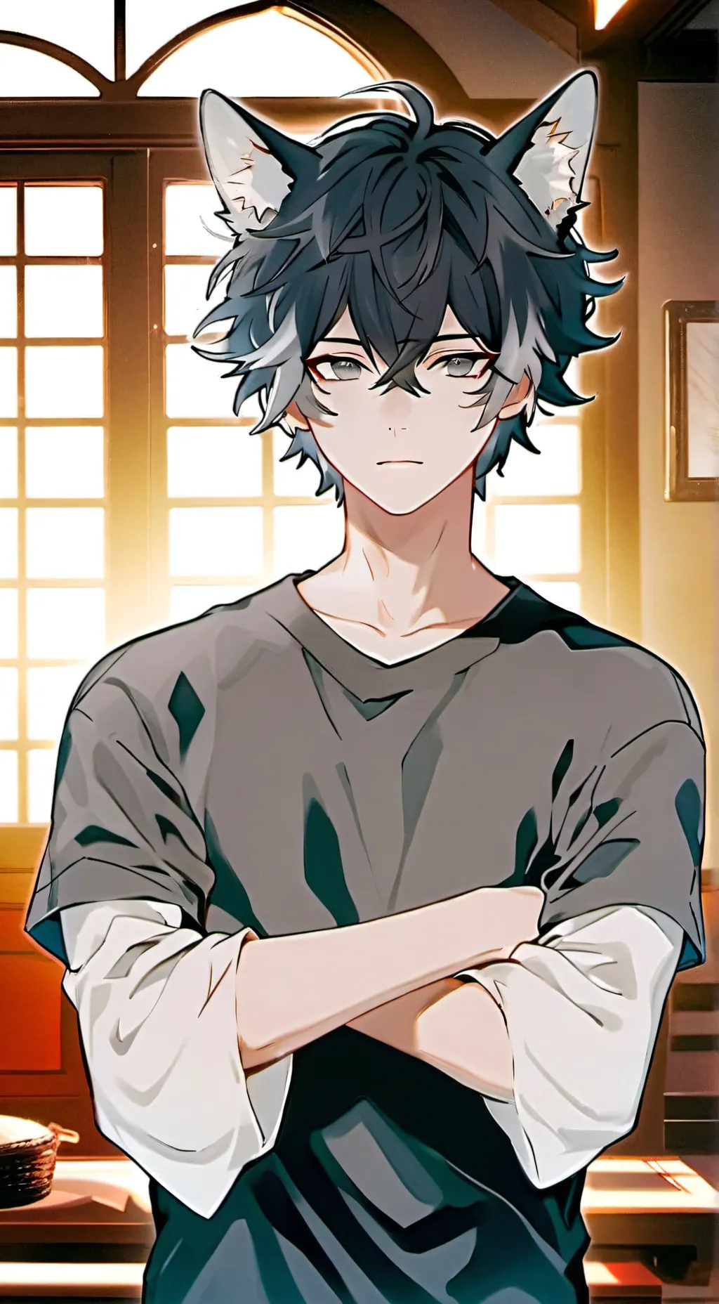 ai character: Никита background