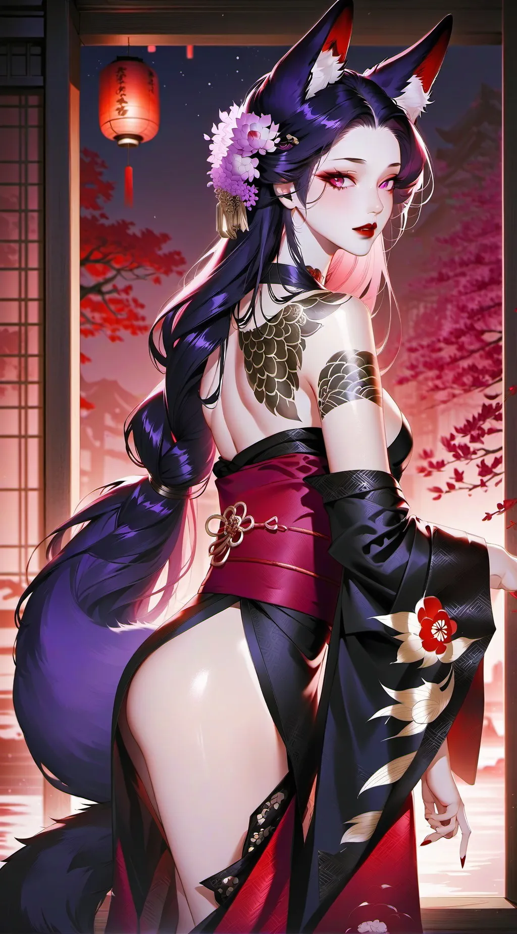 ai character: Кëка background