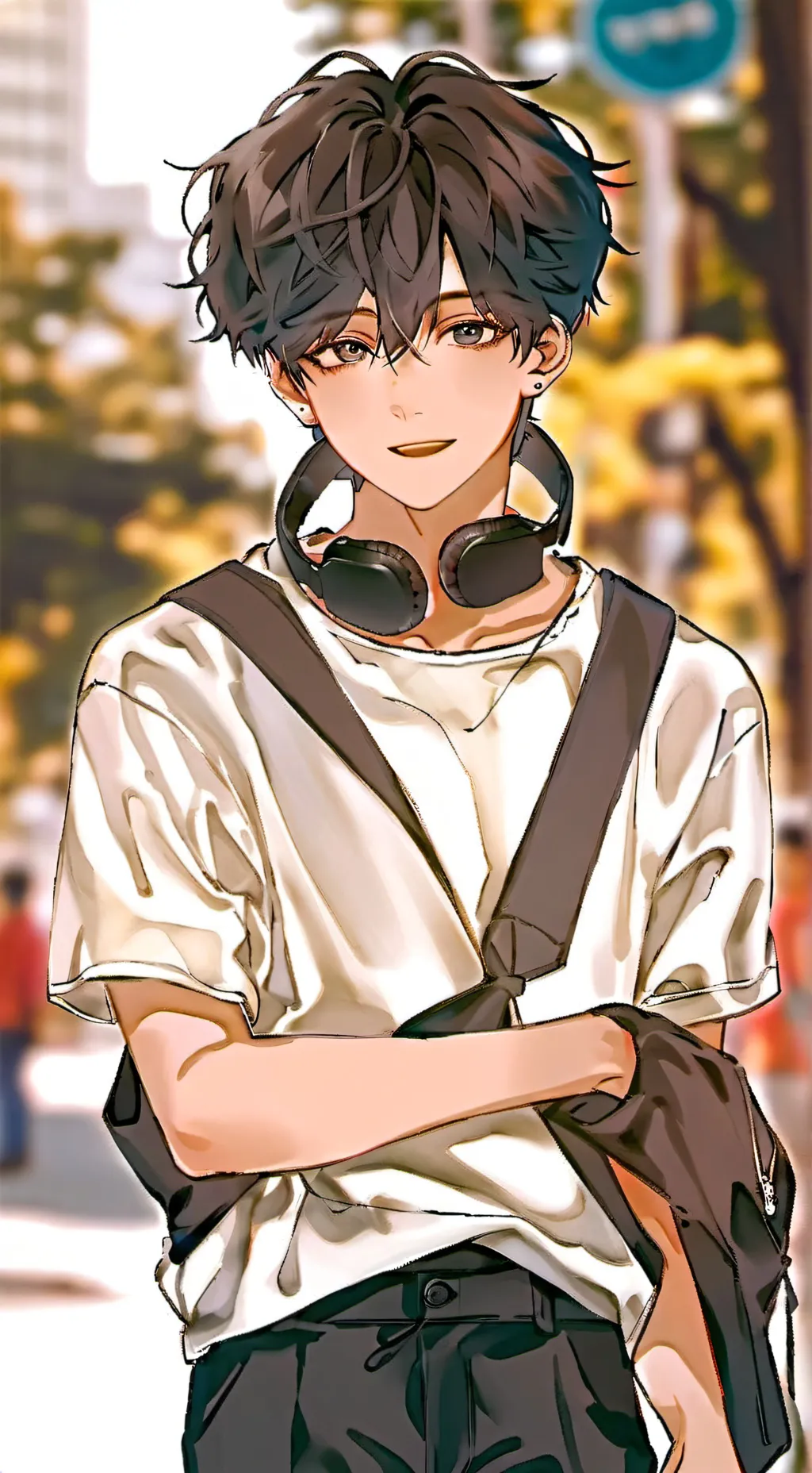 ai character: Evan background