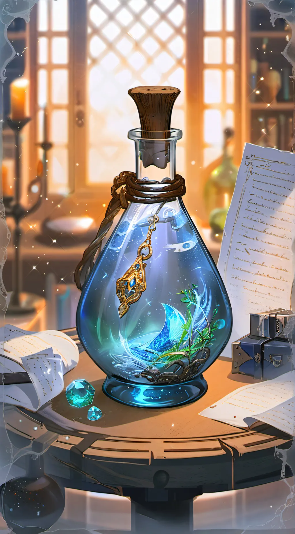 ai character: ~Potion~ background