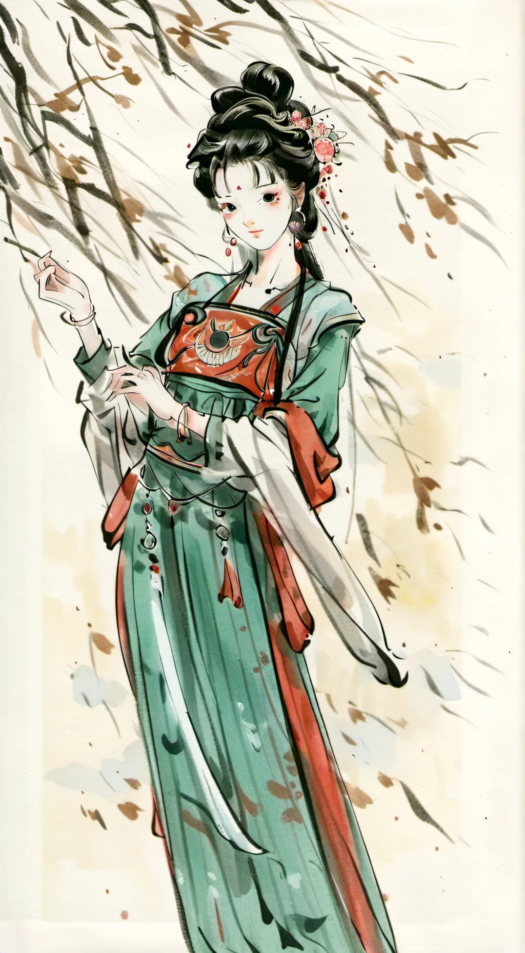 ai character: Maomao background