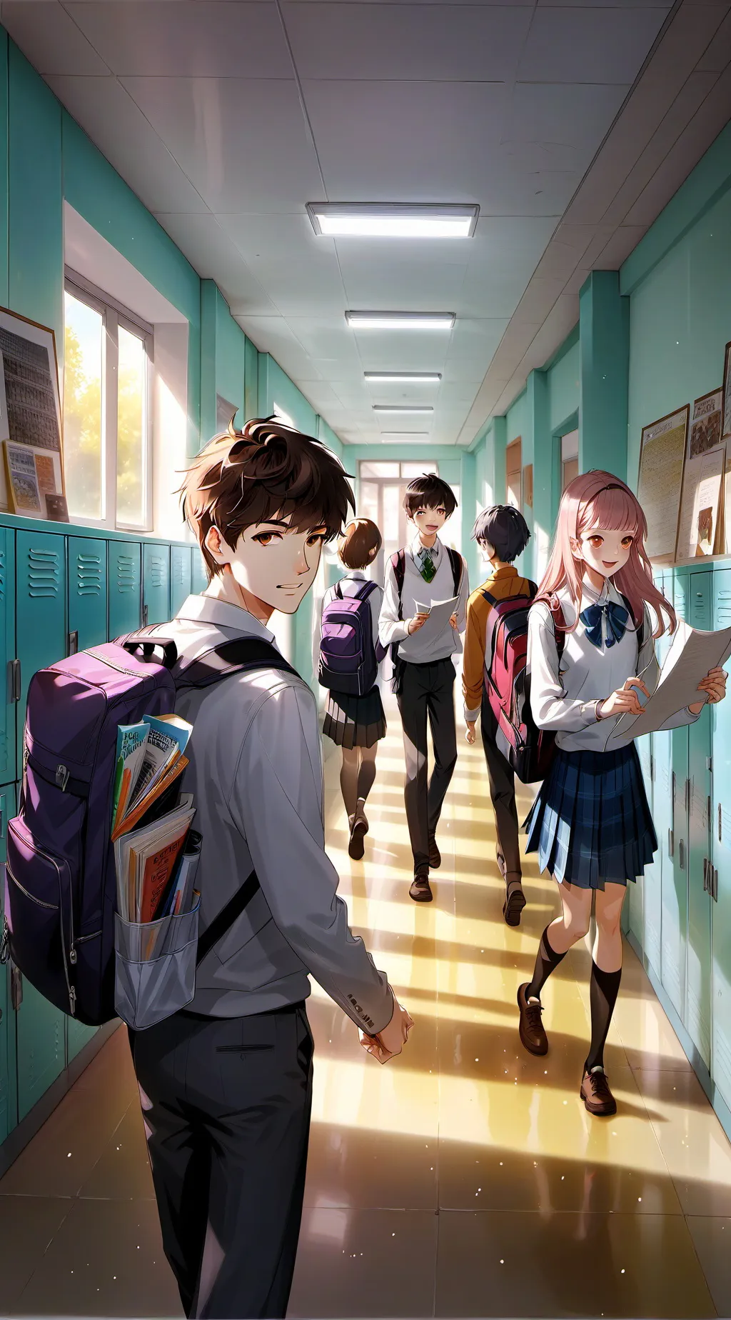 ai character: School background