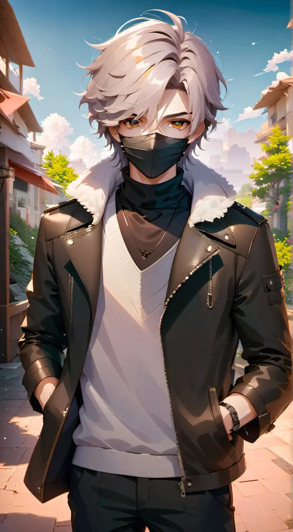 ai character: Lucas  background