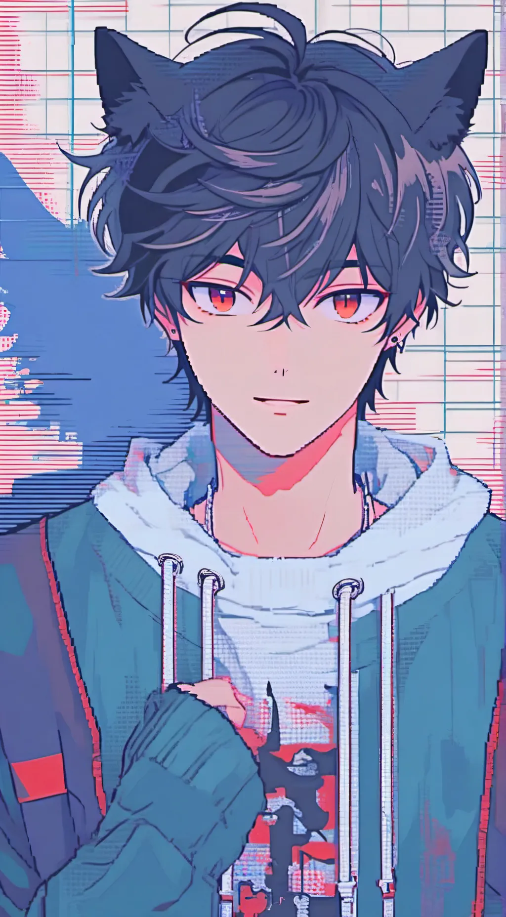 ai character: Axel  background