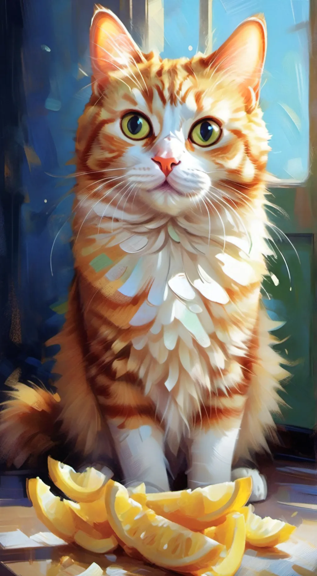 ai character: French fry background